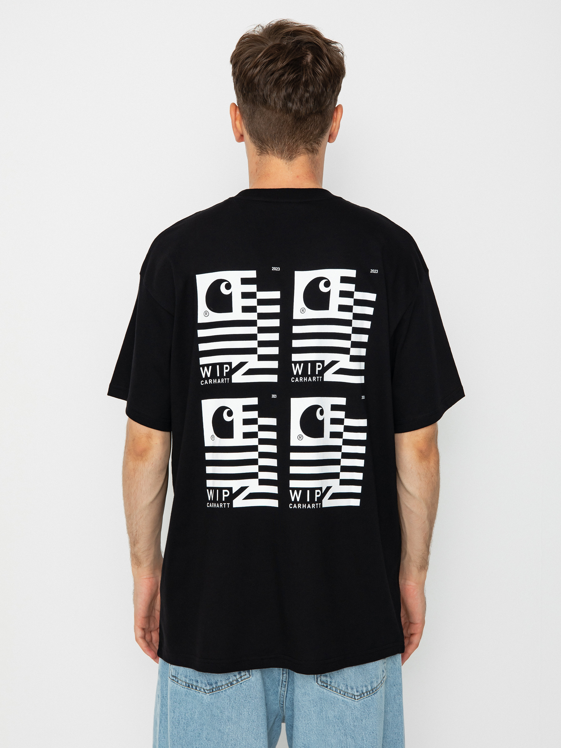 Carhartt WIP Stamp State Ujjatlan felső (black/white)