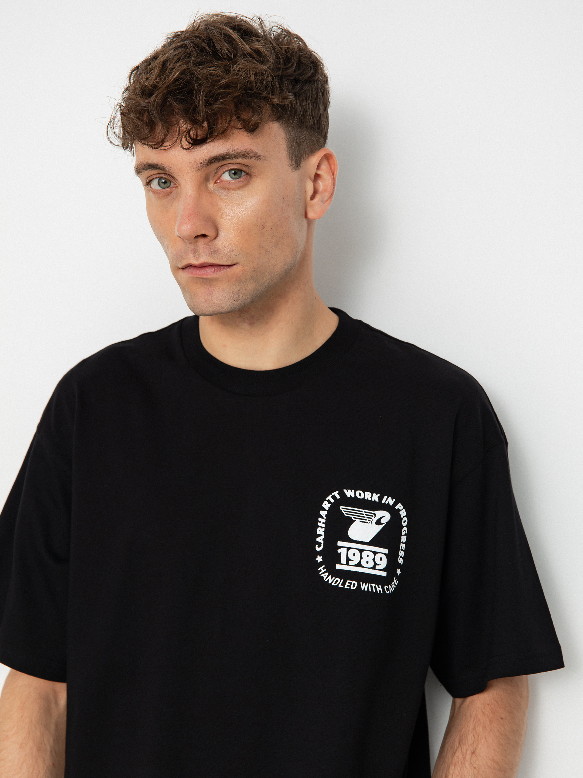 Carhartt WIP Stamp State Ujjatlan felső (black/white)