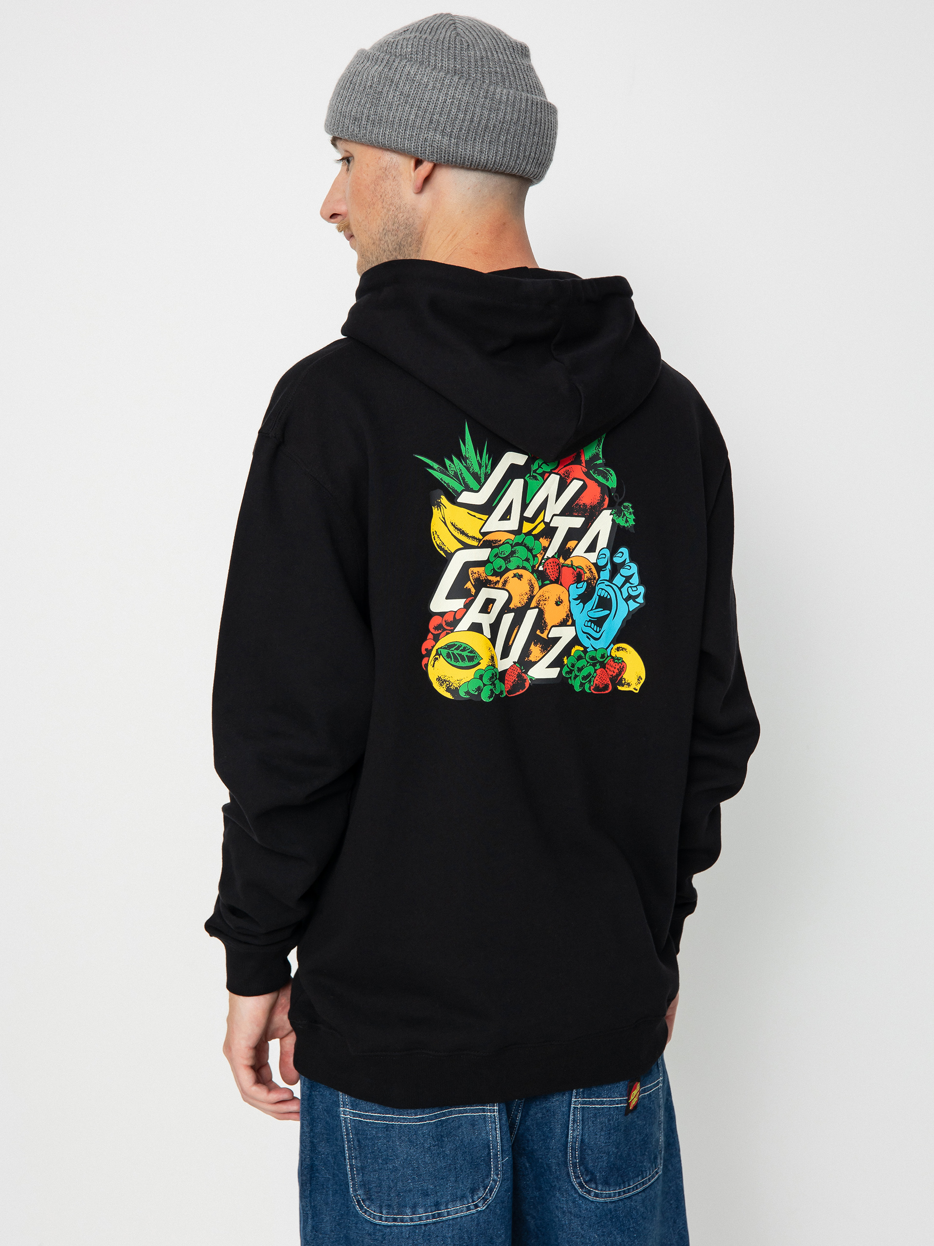 Santa Cruz Platter HD Kapucnis pulóver (black)