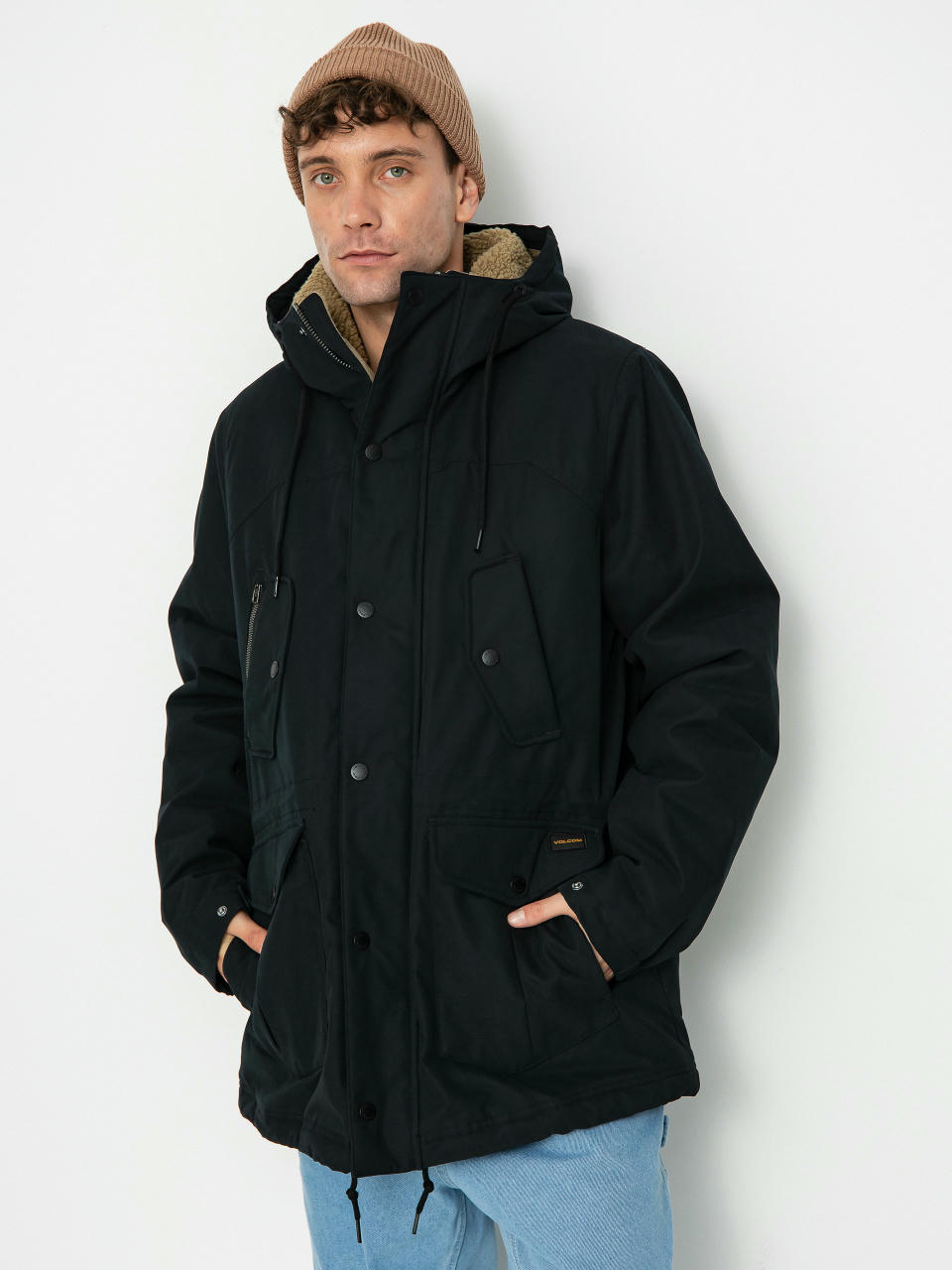 Volcom Starget 5K Parka Dzseki (black)