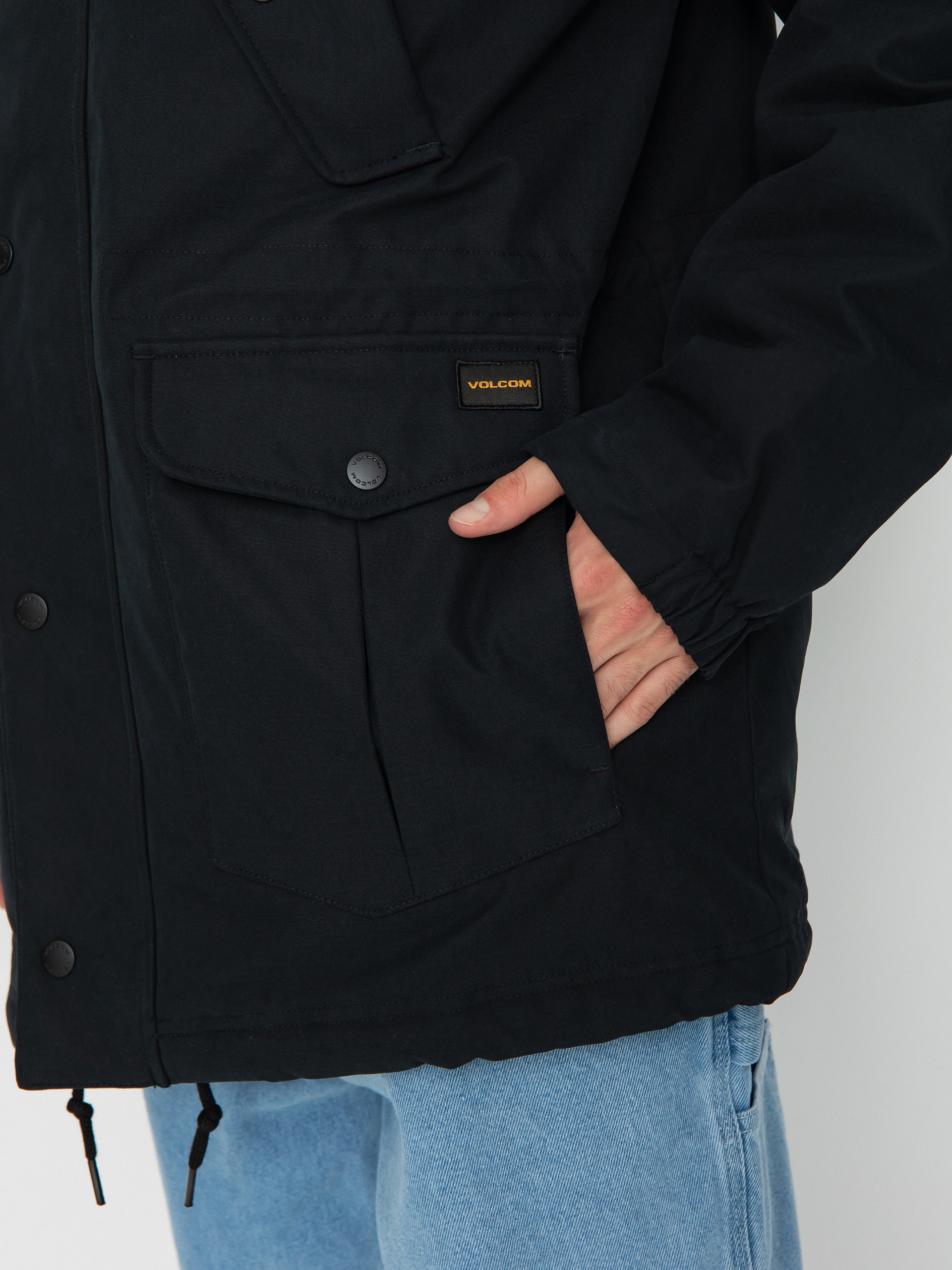 Volcom Starget 5K Parka Dzseki (black)