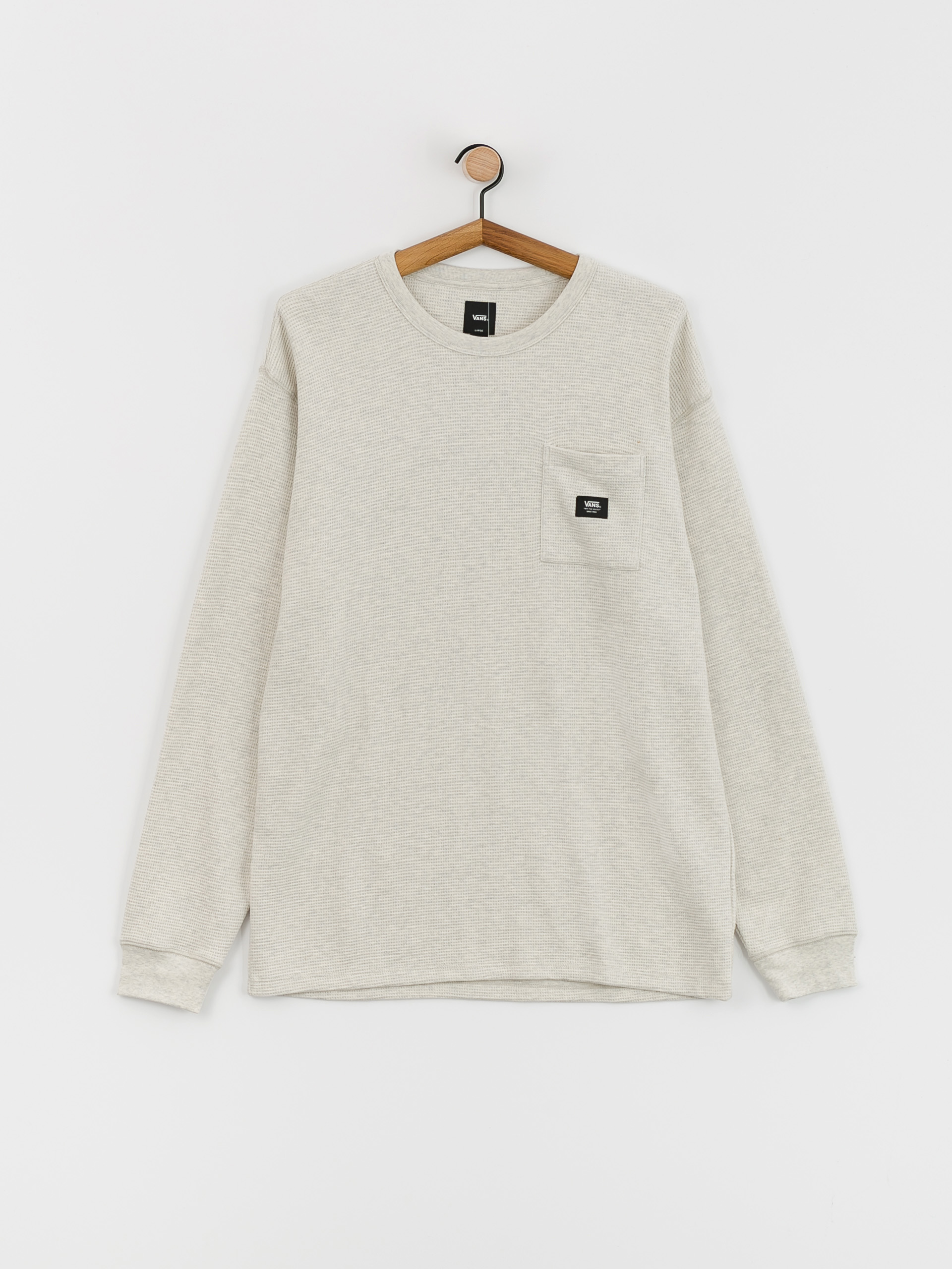Vans Alder Ls Pocket Thermal Hosszú ujjú felső (oatmeal heather)