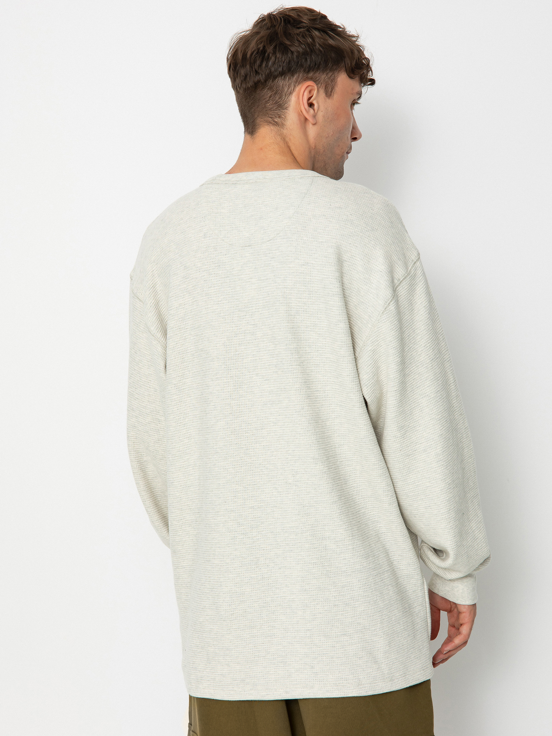 Vans Alder Ls Pocket Thermal Hosszú ujjú felső (oatmeal heather)