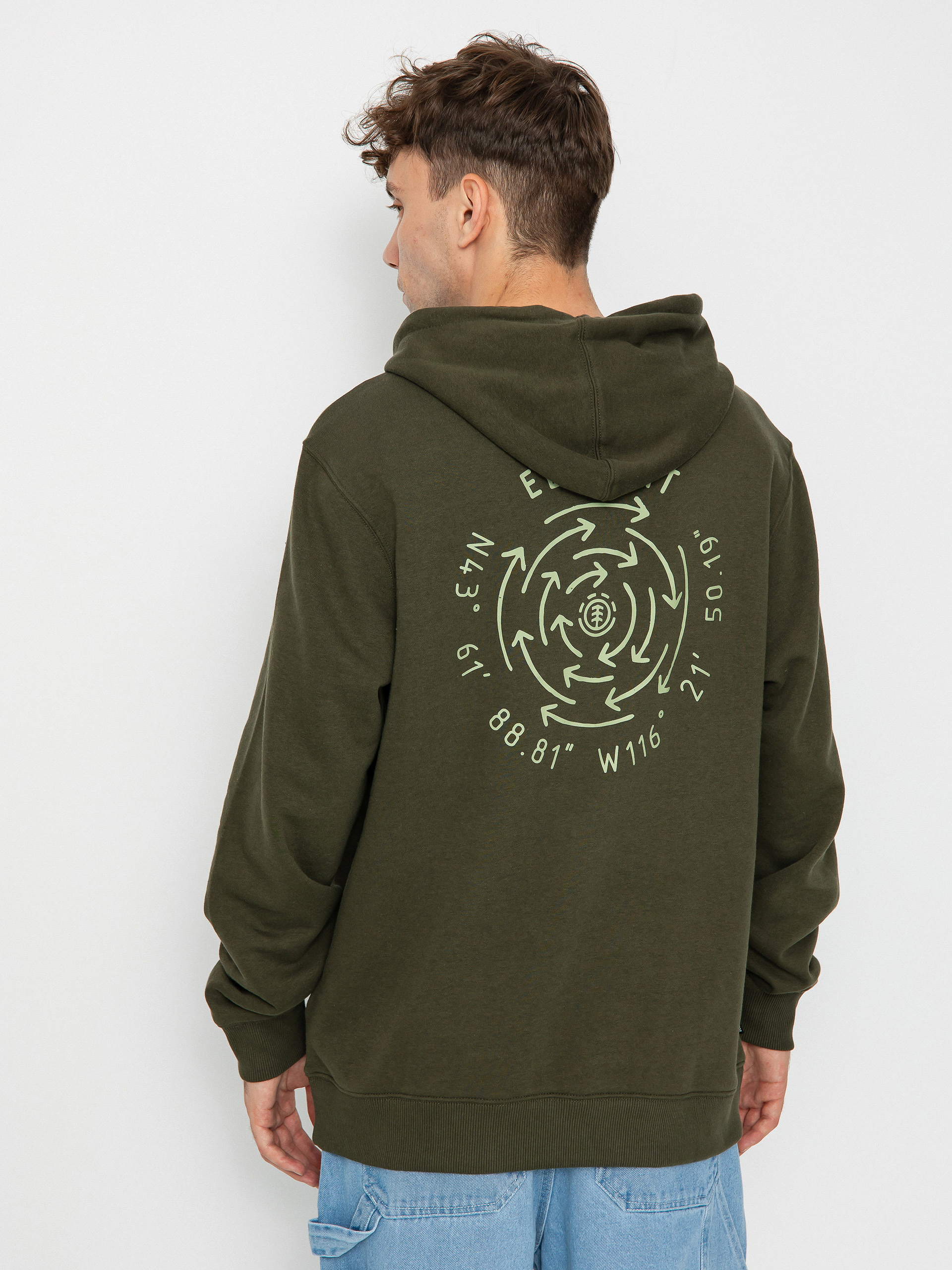 Element Compass Pulóver (forest night)