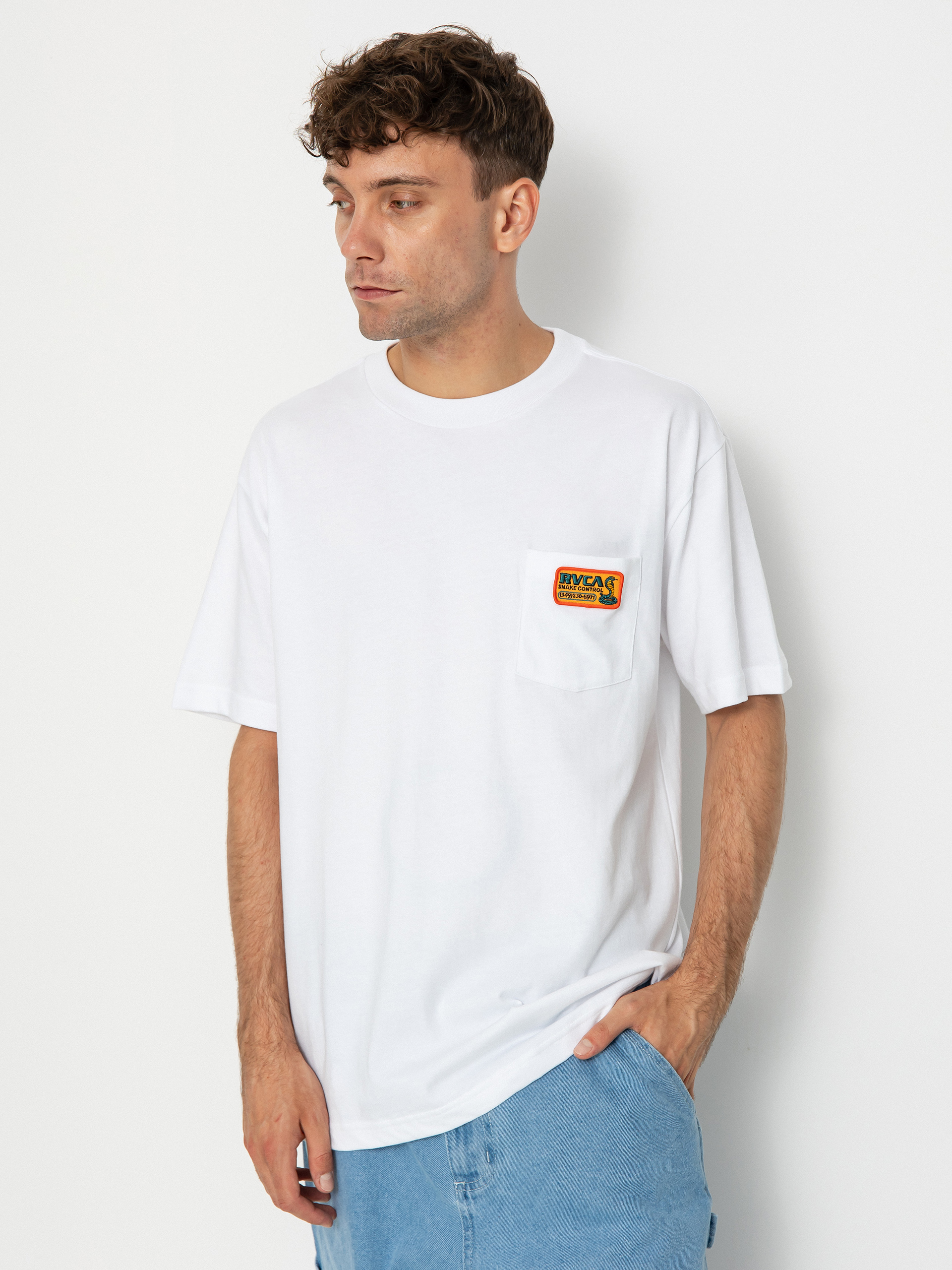 RVCA Snake Contro póló (white)