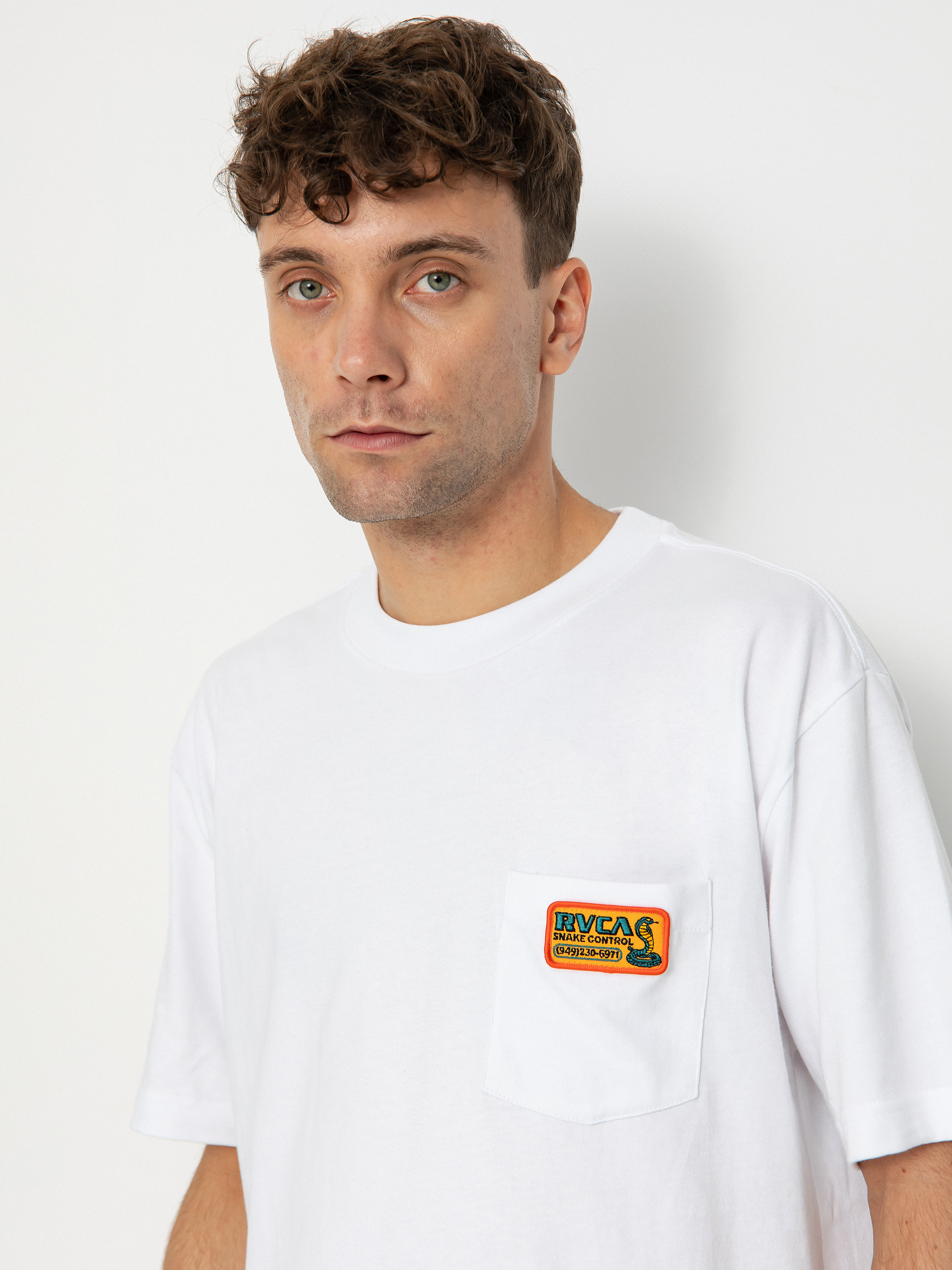 RVCA Snake Contro póló (white)
