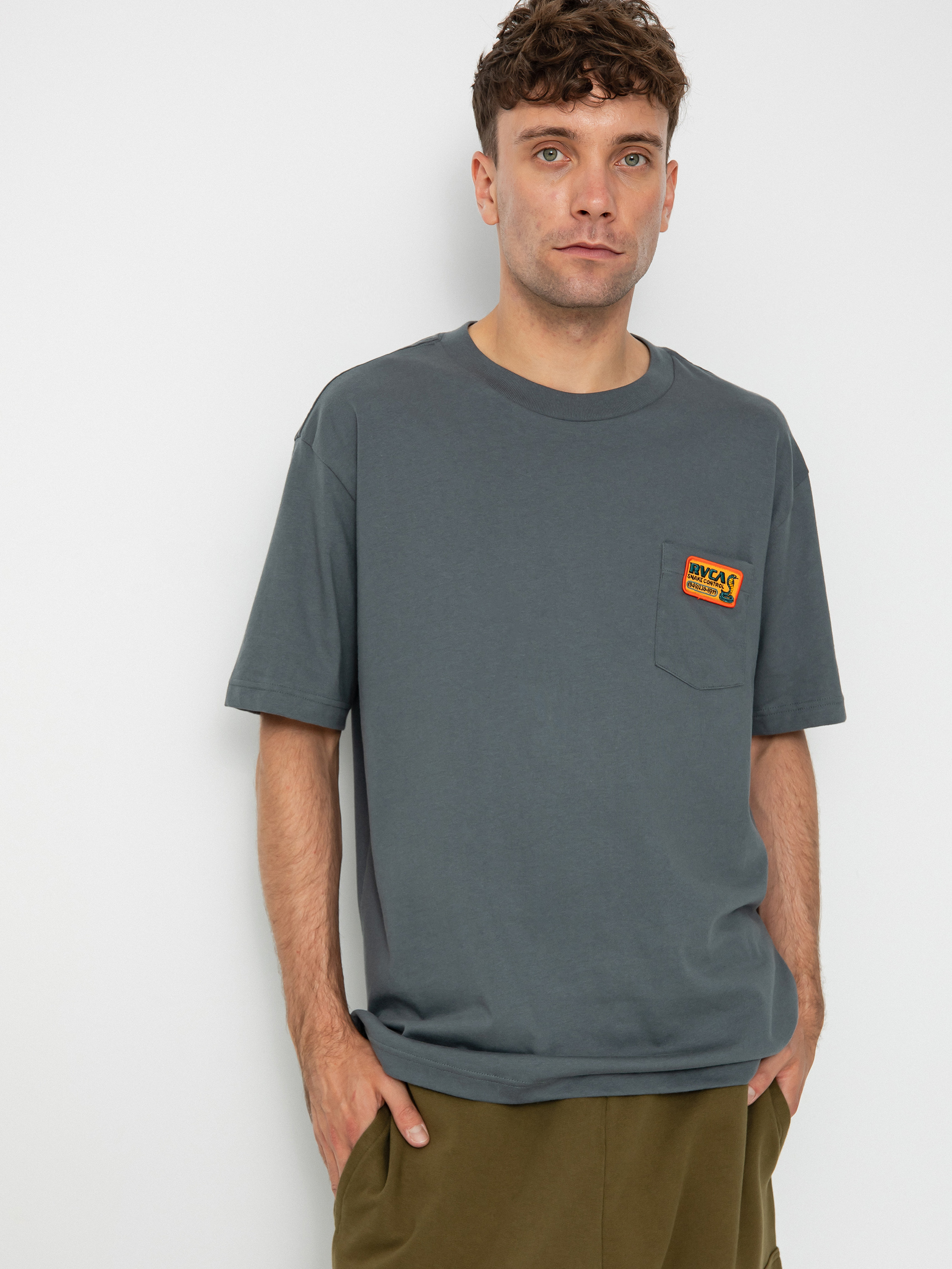 RVCA Snake Contro póló (dark slate)