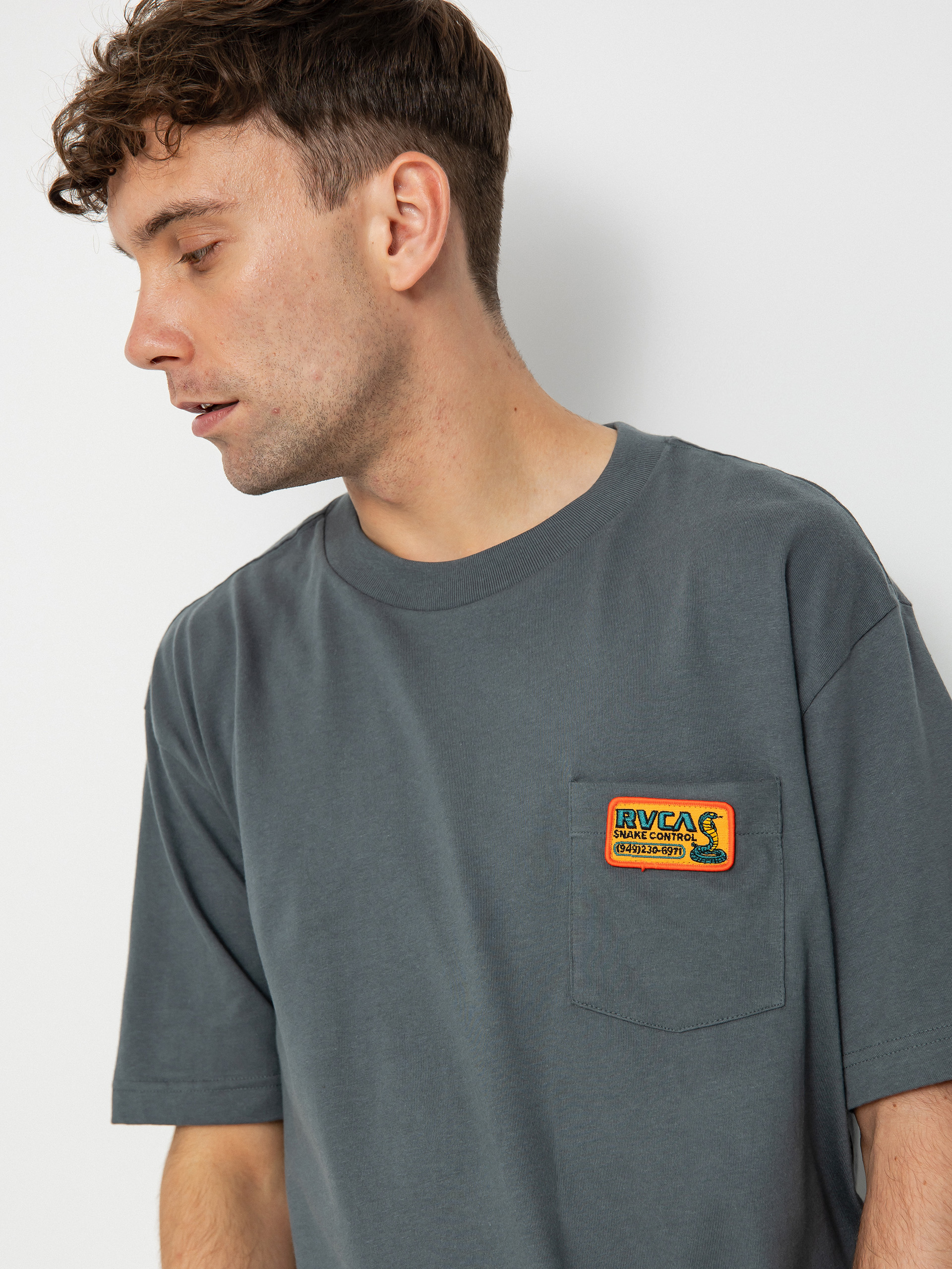 RVCA Snake Contro póló (dark slate)
