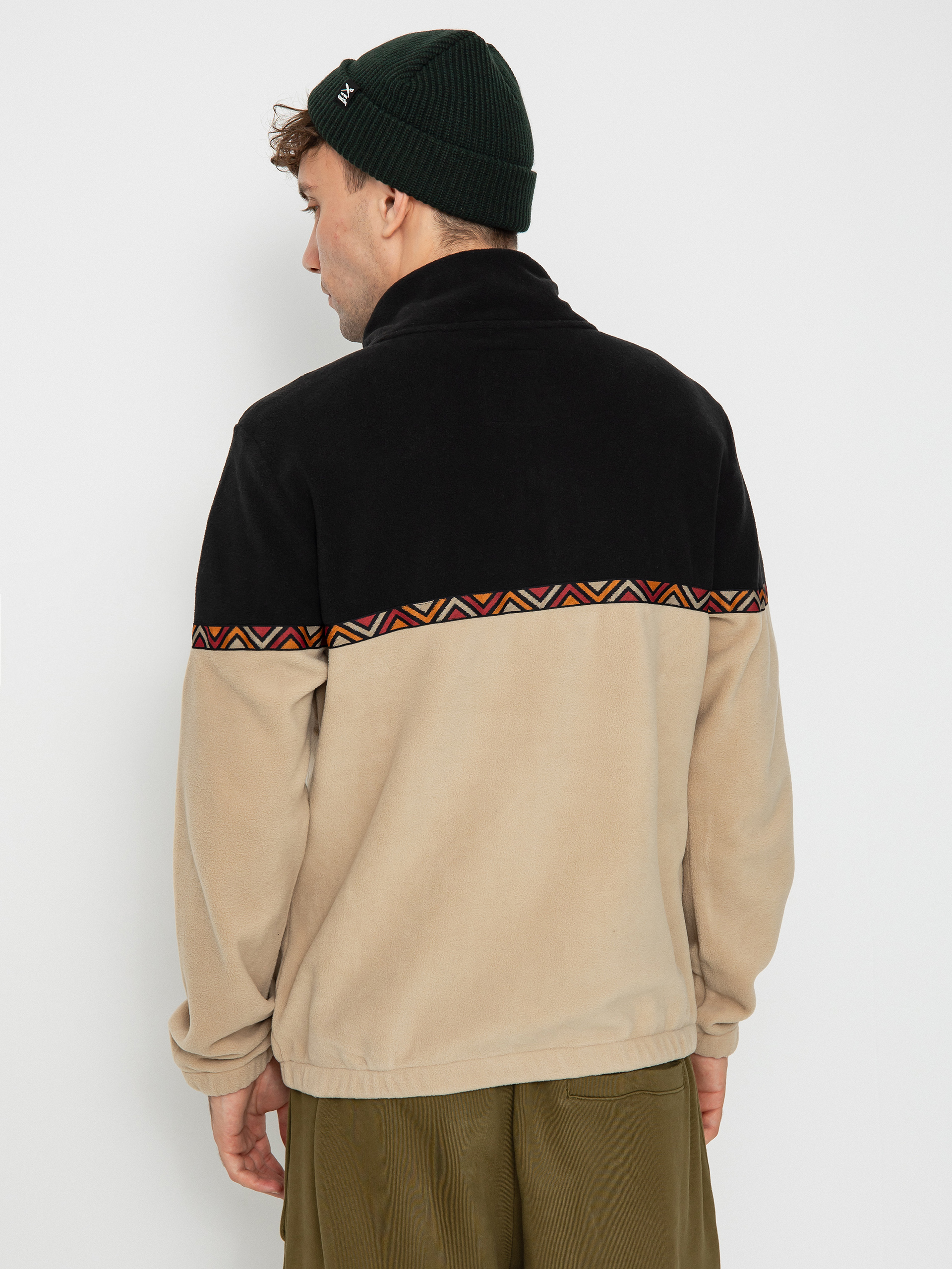 Férfi Iriedaily Monte Noe Polár pulóver (khaki)