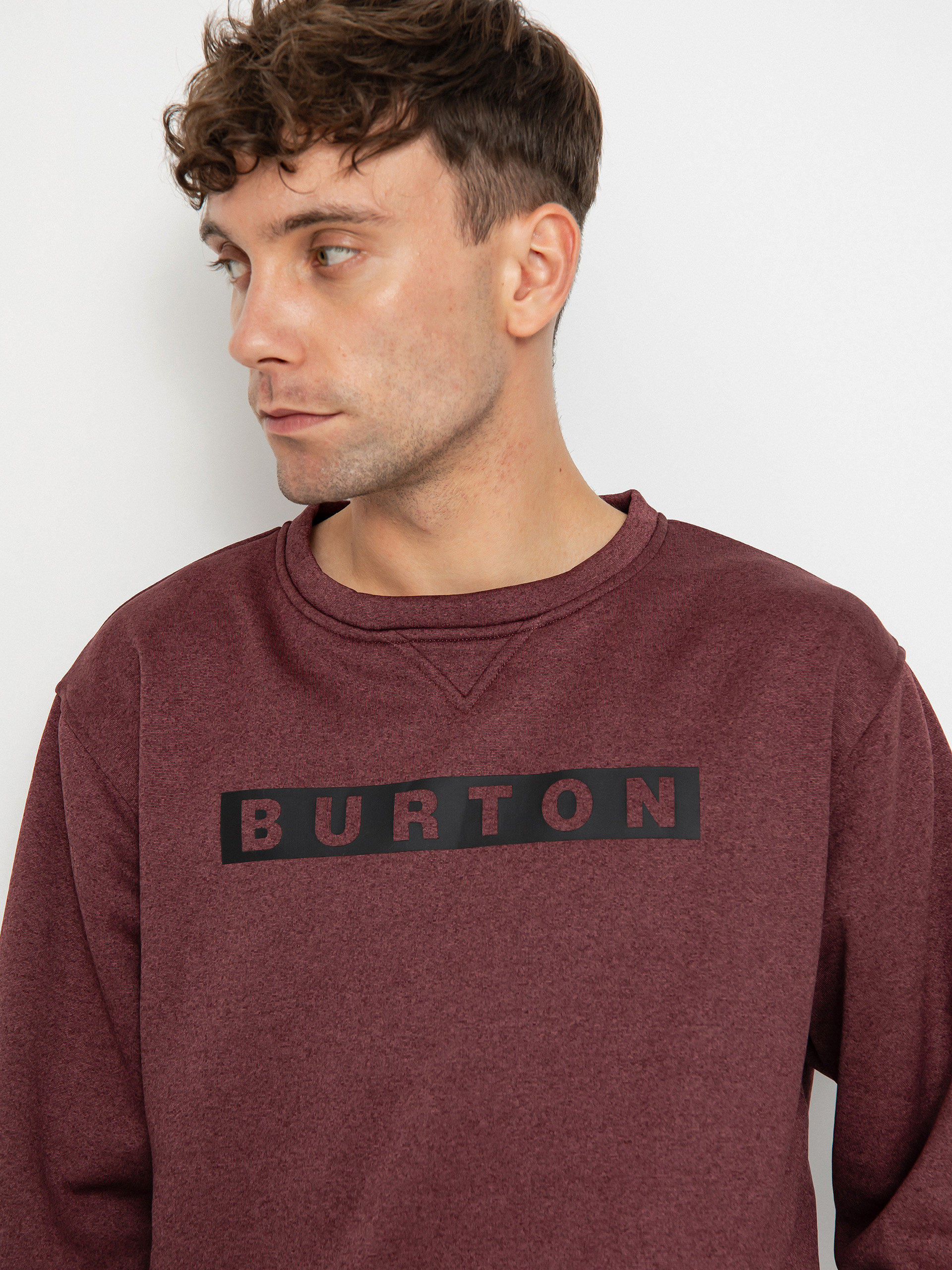 Férfi Burton Oak Thermo pulóver (almandine heather)