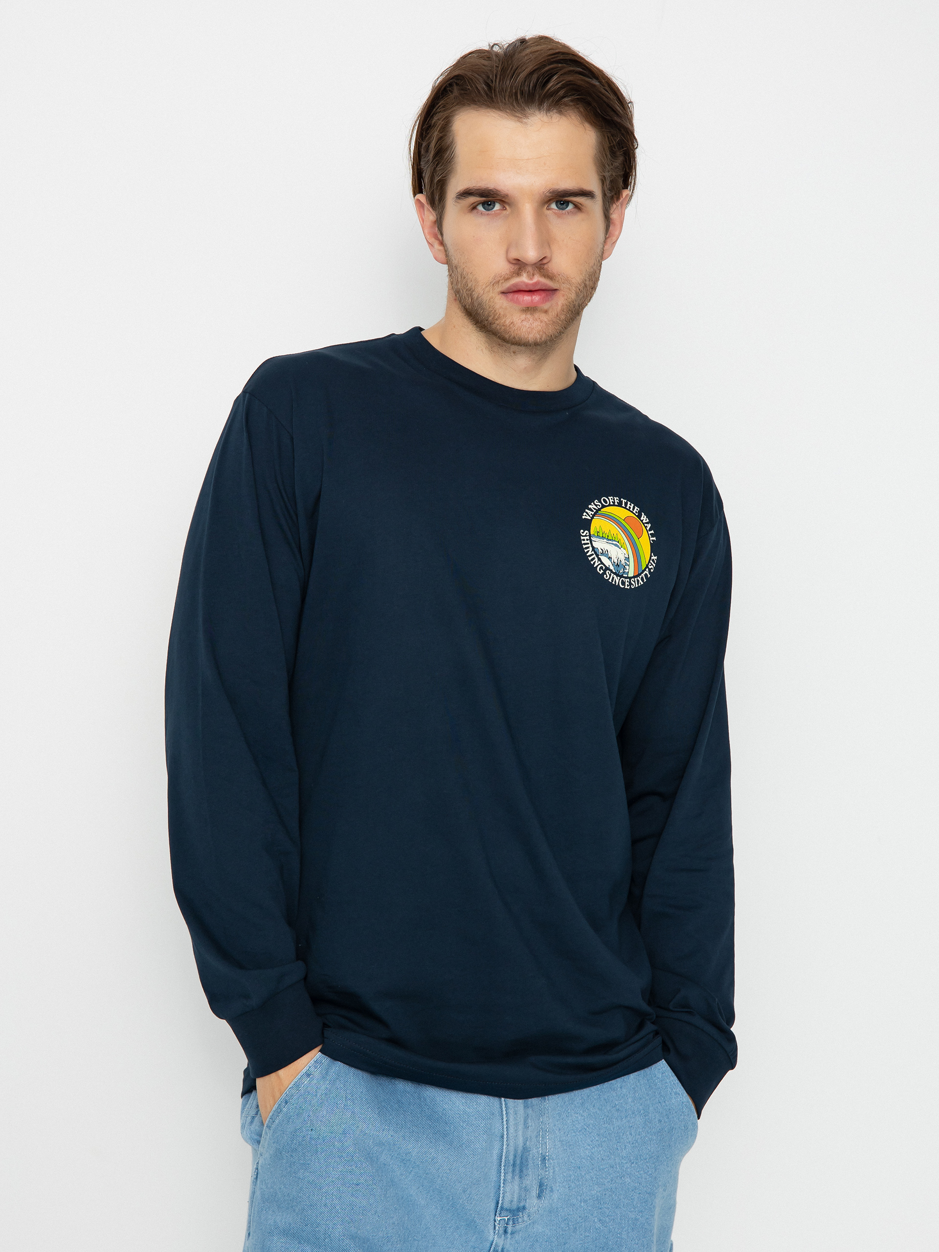 Vans Positive Vibes Scenic Hosszú ujjú felső (navy)