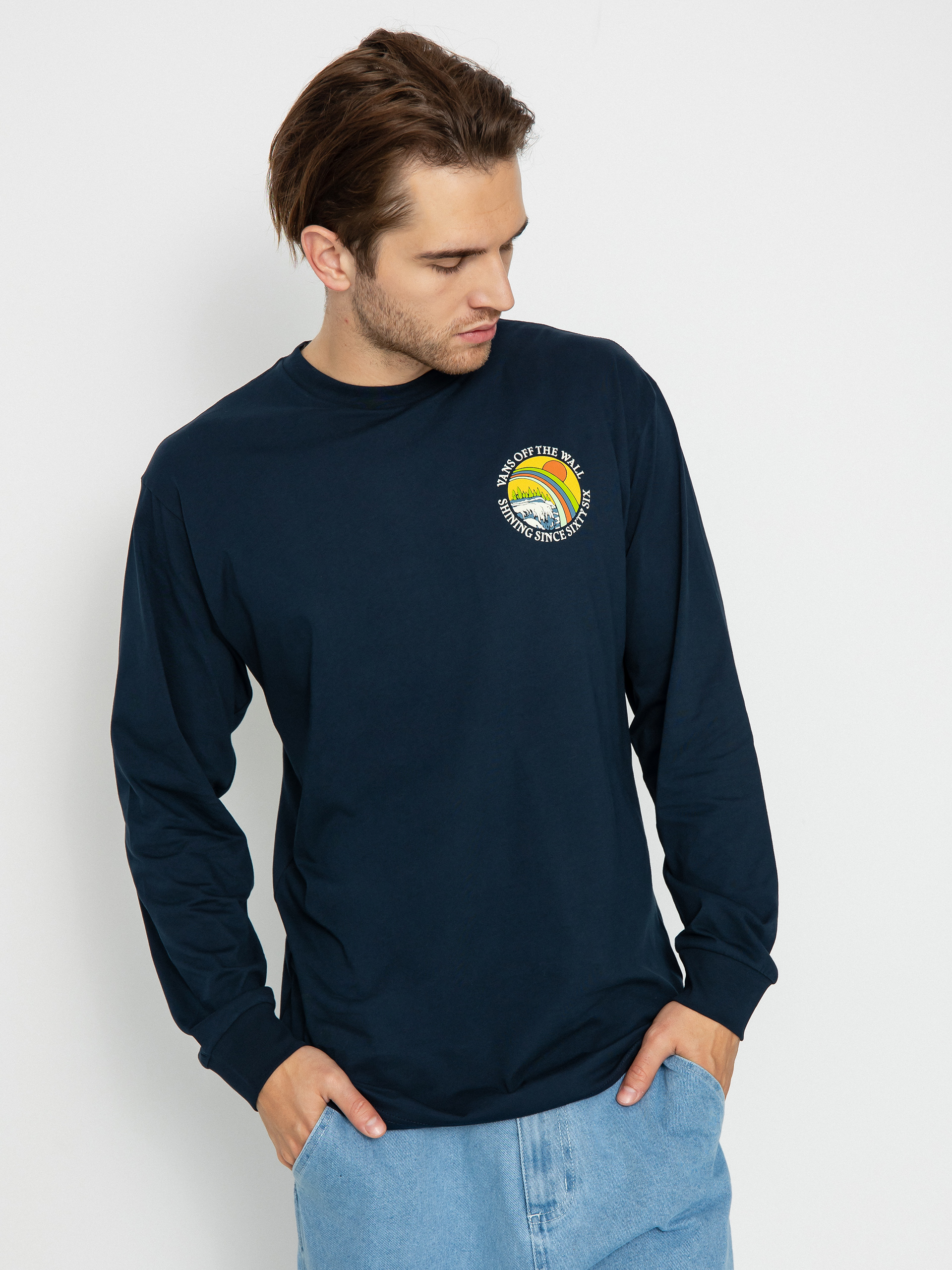 Vans Positive Vibes Scenic Hosszú ujjú felső (navy)