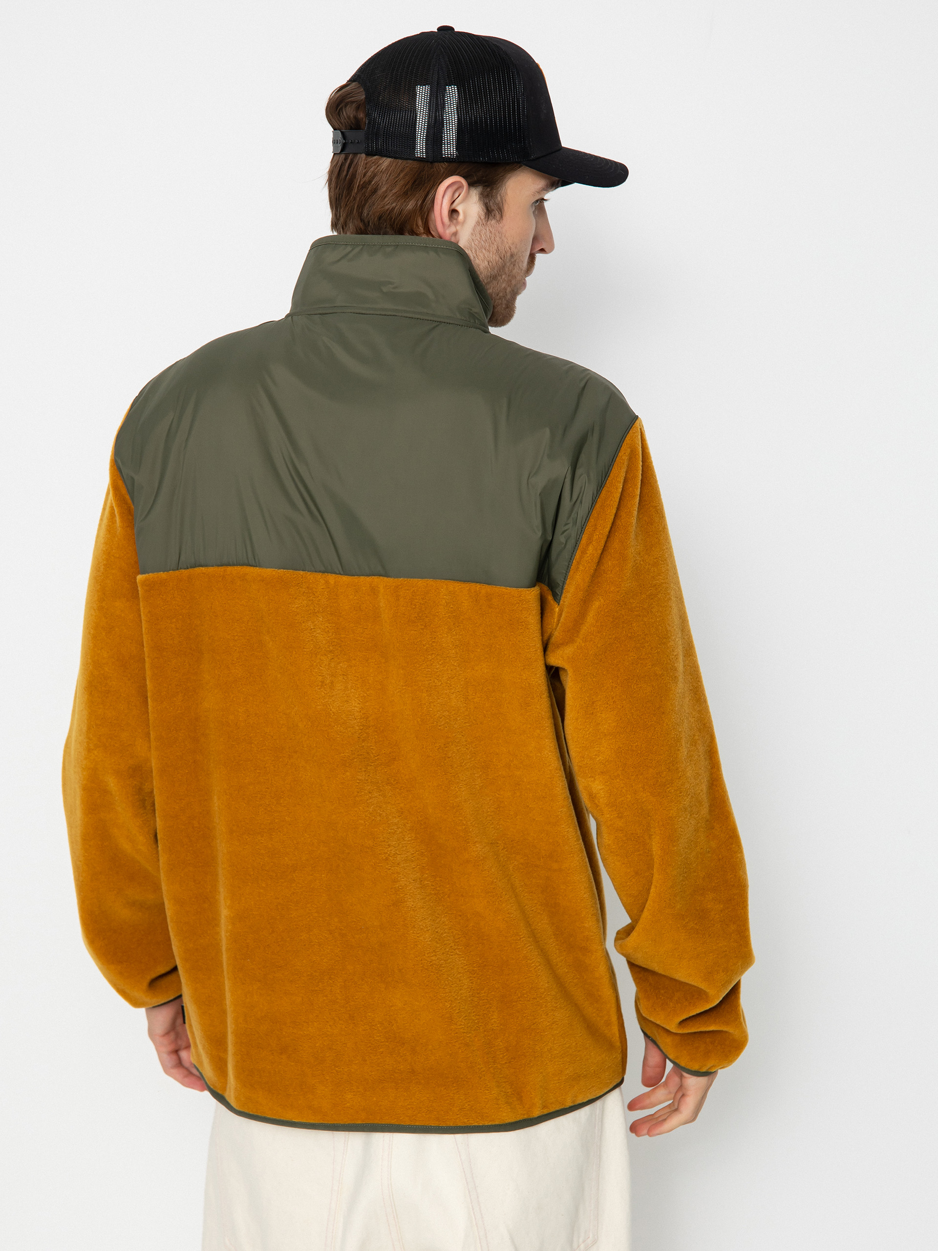 Férfi Vans Mammoth Polár pulóver (golden brown/grape leaf)