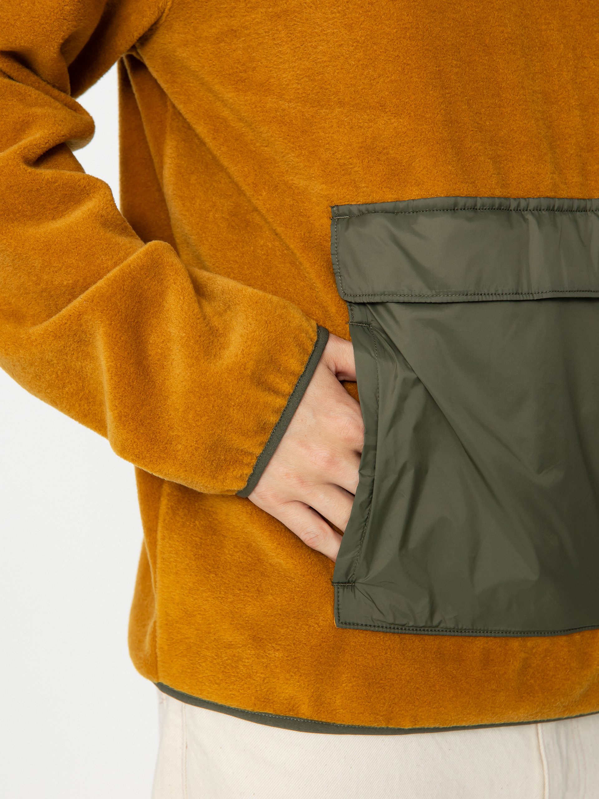 Férfi Vans Mammoth Polár pulóver (golden brown/grape leaf)