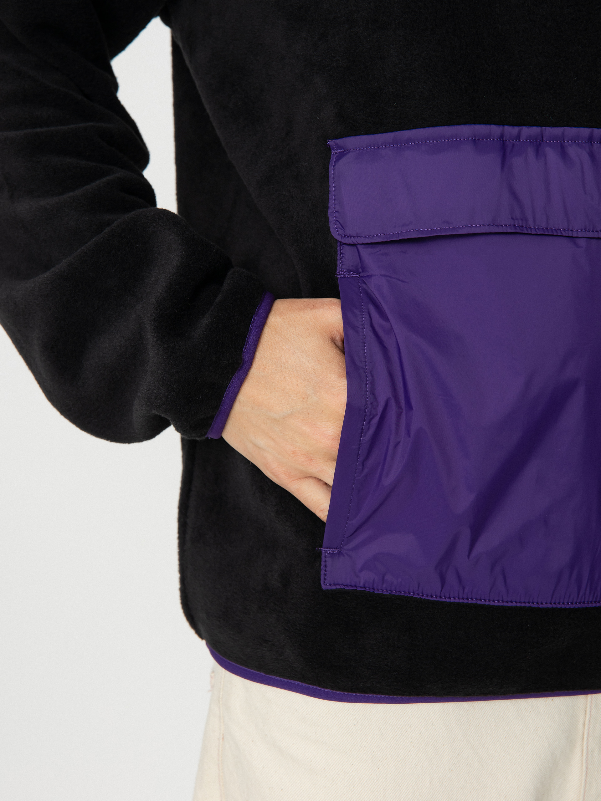 Férfi Vans Mammoth Polár pulóver (black/violet indigo)