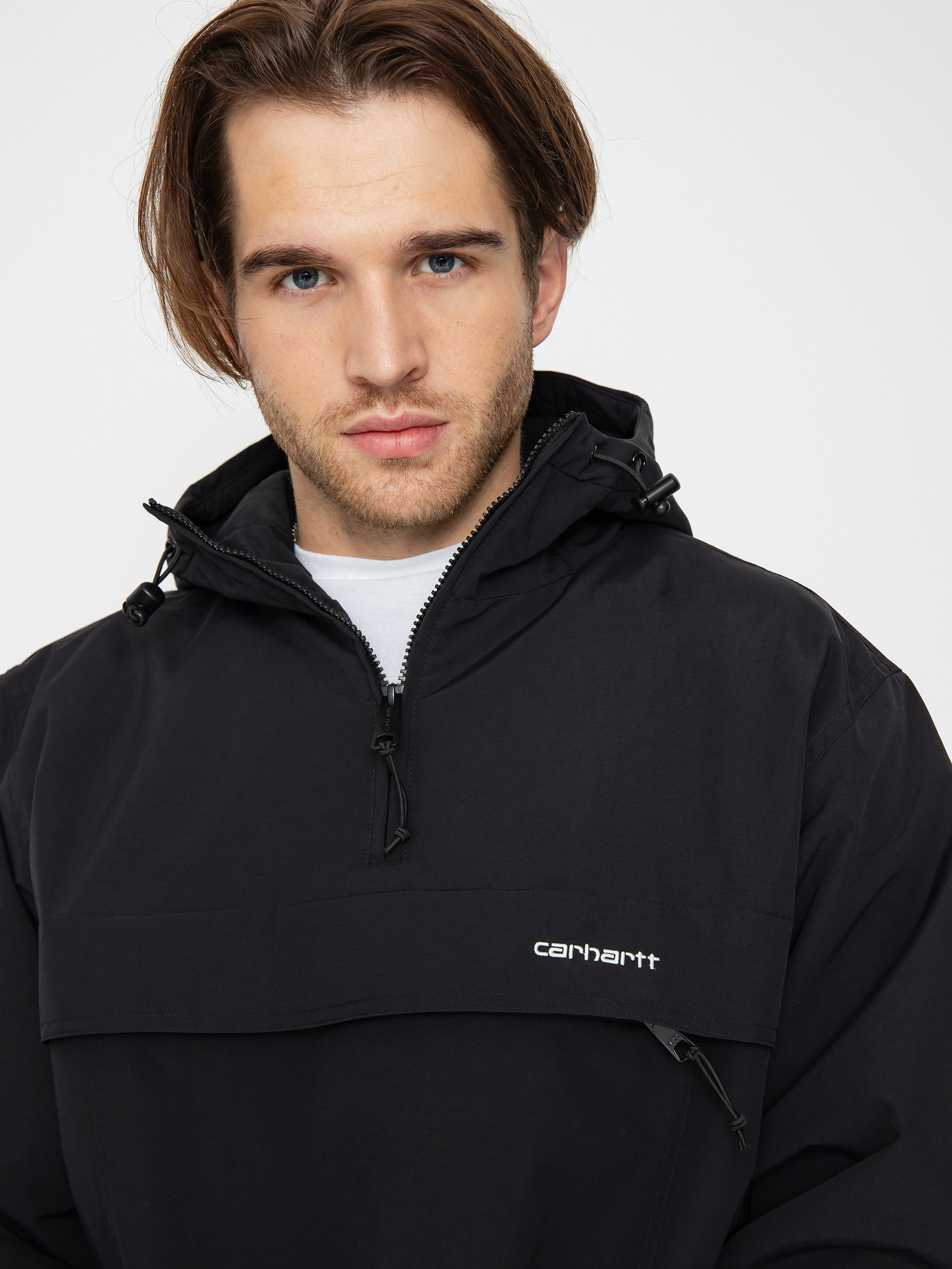 Carhartt WIP Windbreaker Pullover Dzseki (black/white)