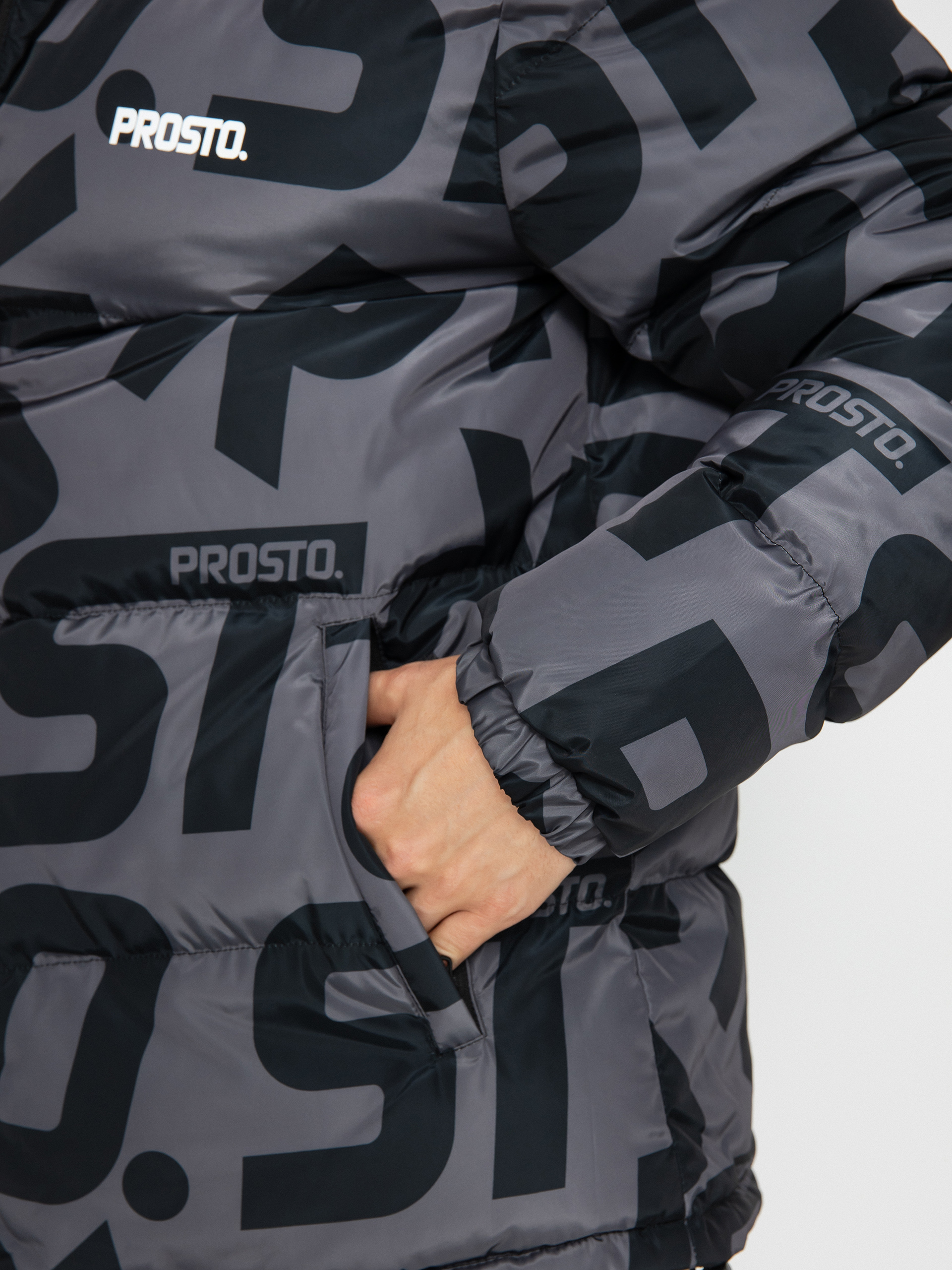 Prosto Winter Adament Dzseki (pattern black)