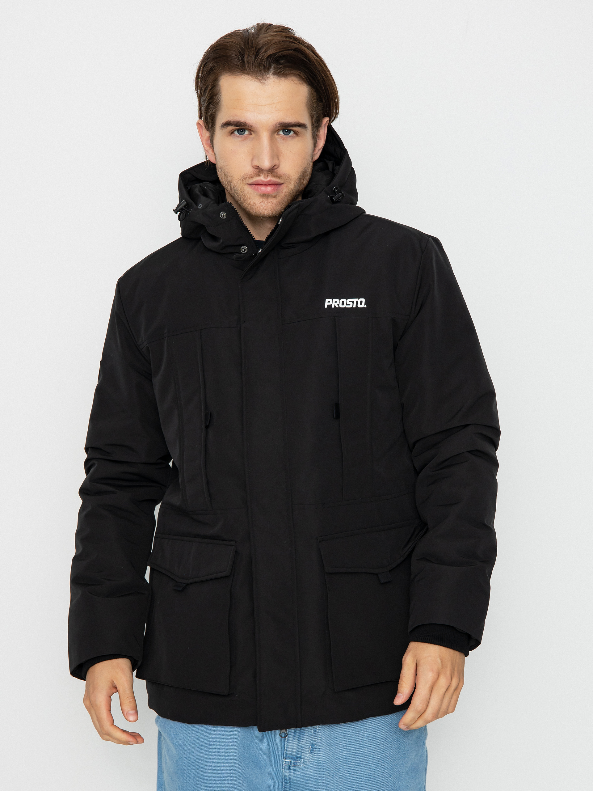 Prosto Long Jacket Dzseki (black)
