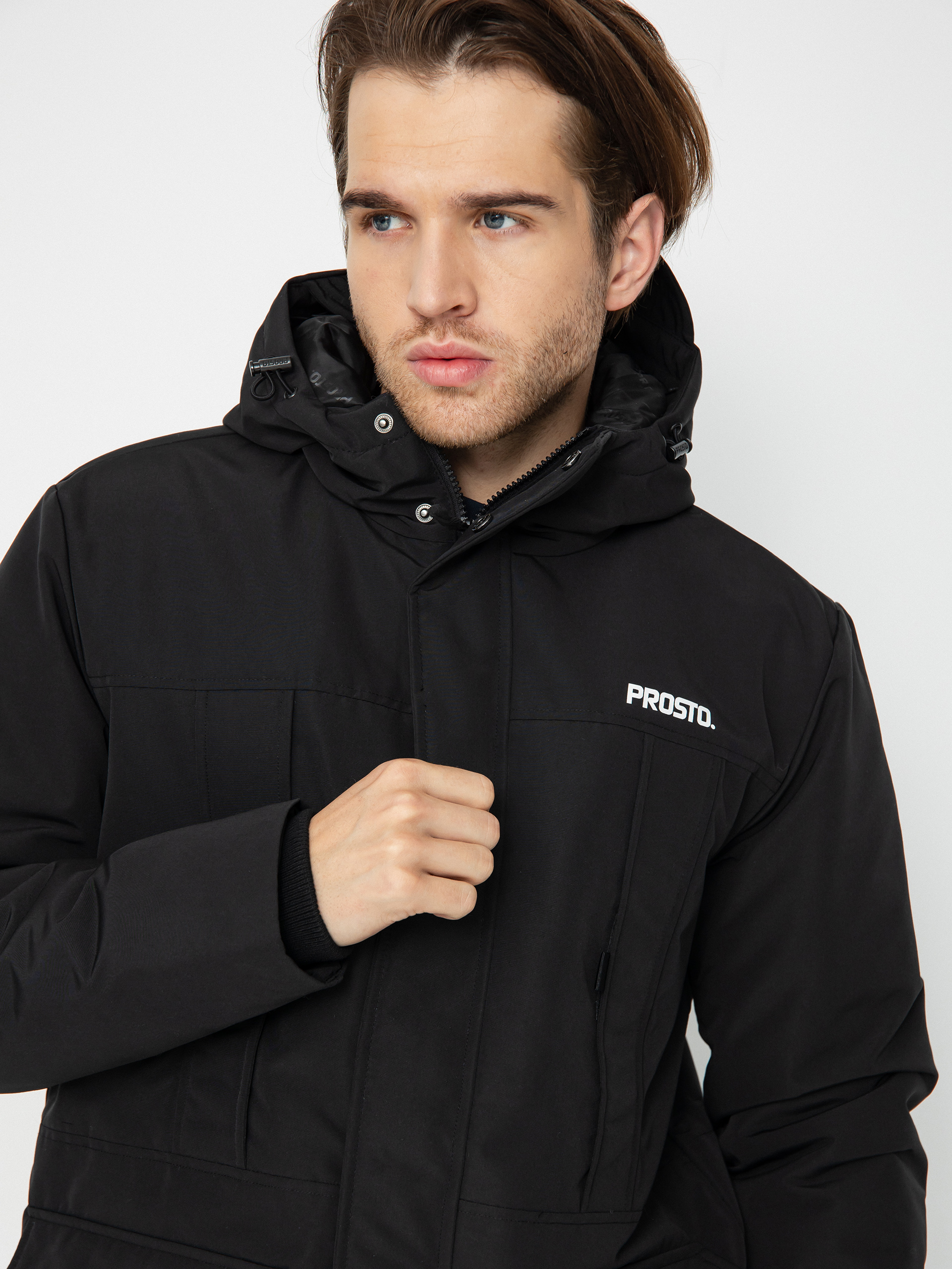 Prosto Long Jacket Dzseki (black)