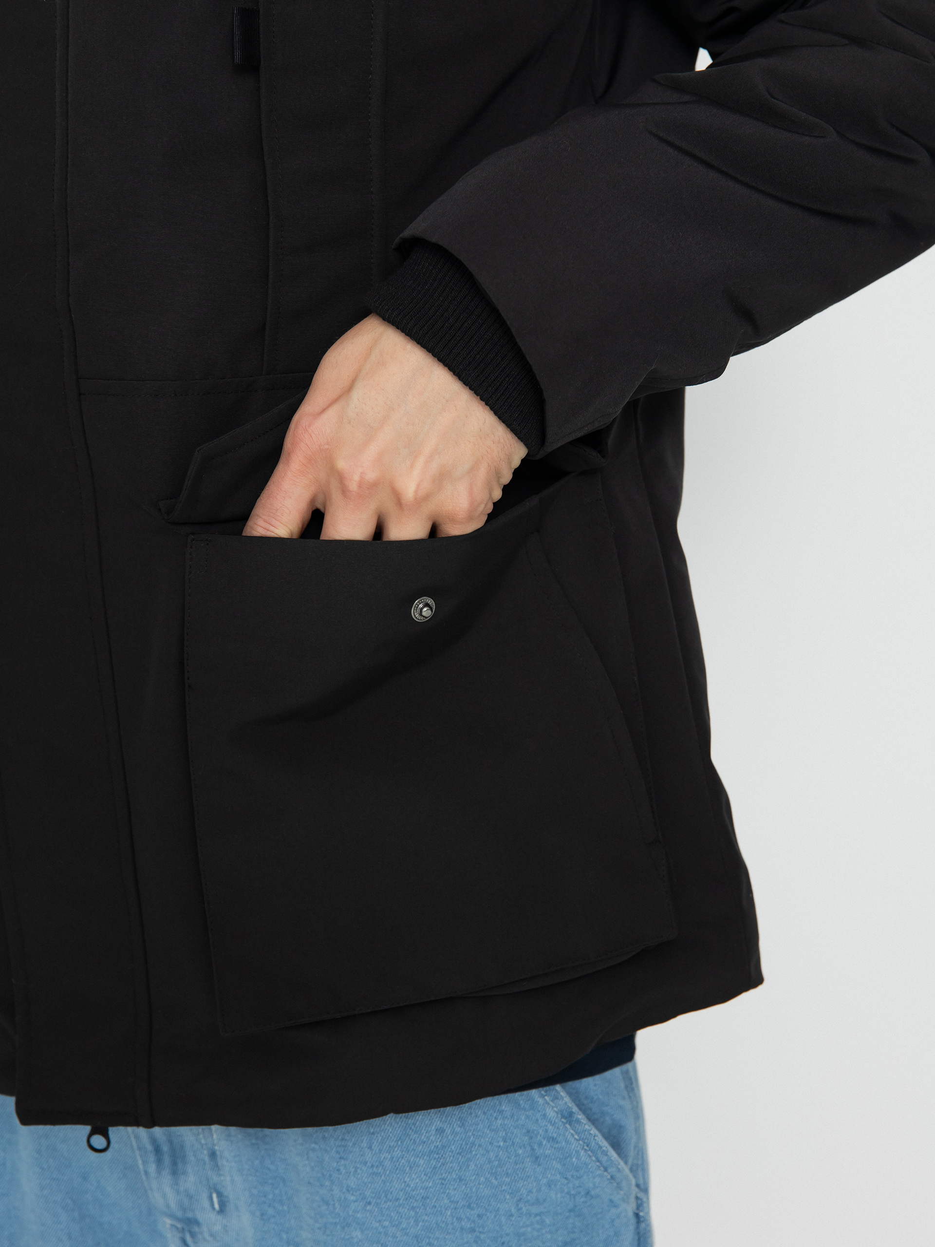 Prosto Long Jacket Dzseki (black)
