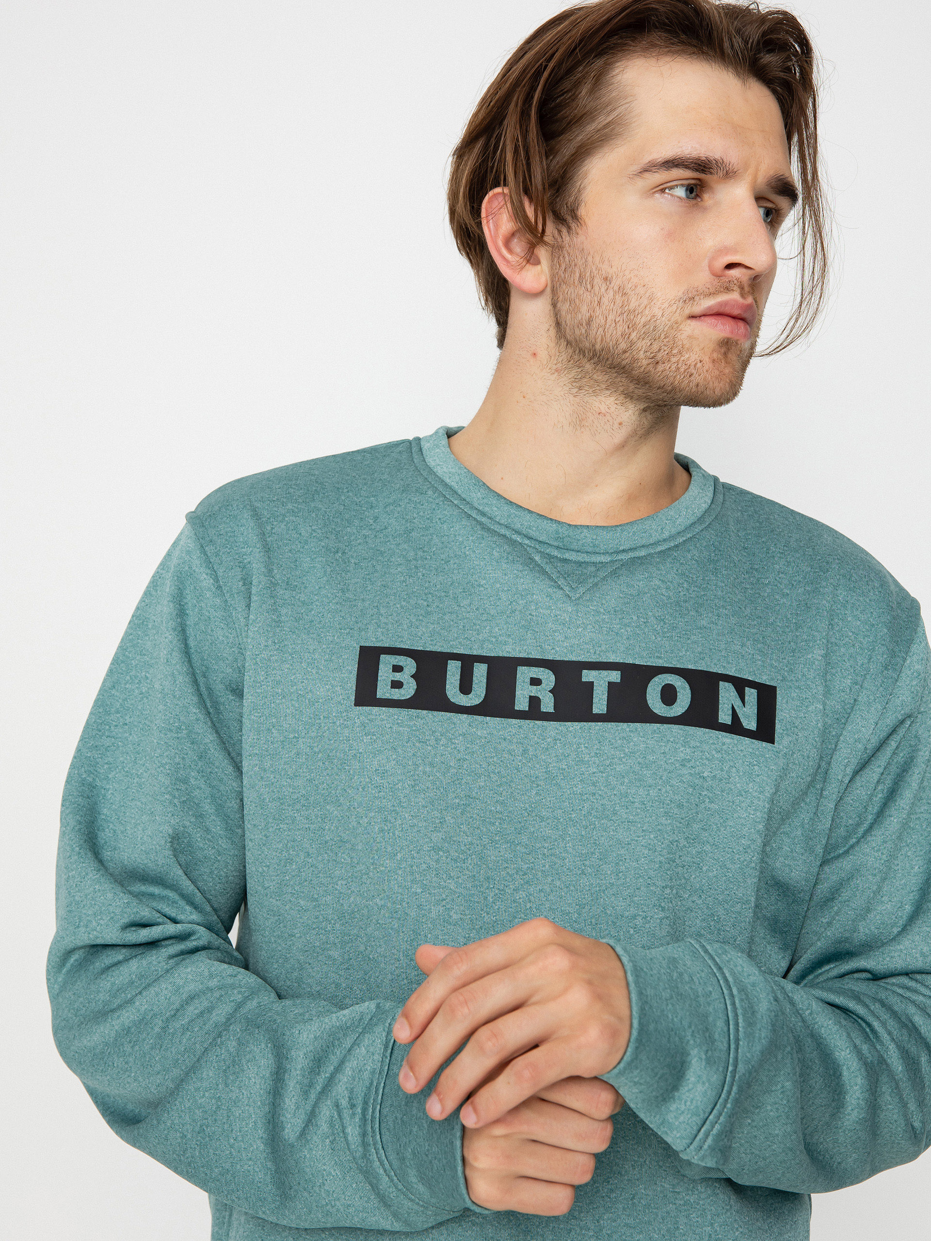 Férfi Burton Oak Thermo pulóver (rock lichen heather)