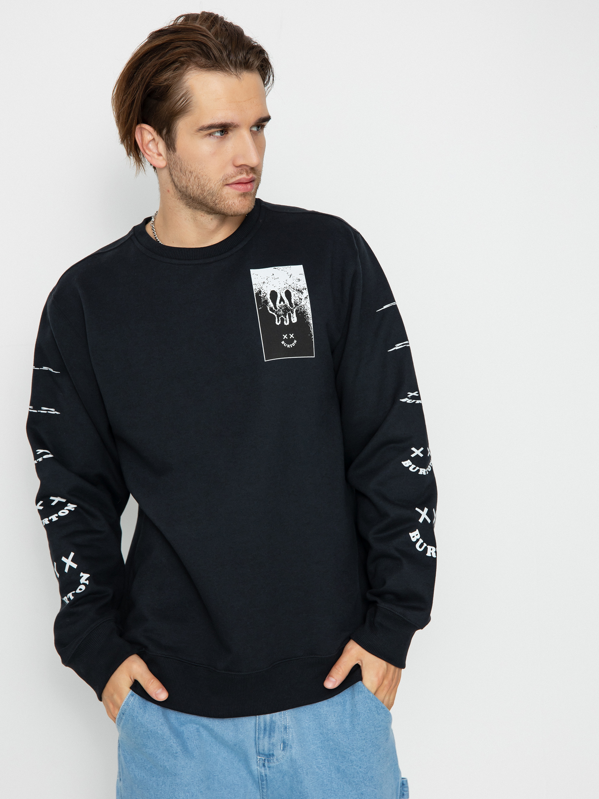 Burton Skeleton Key 24 Pulóver (true black)