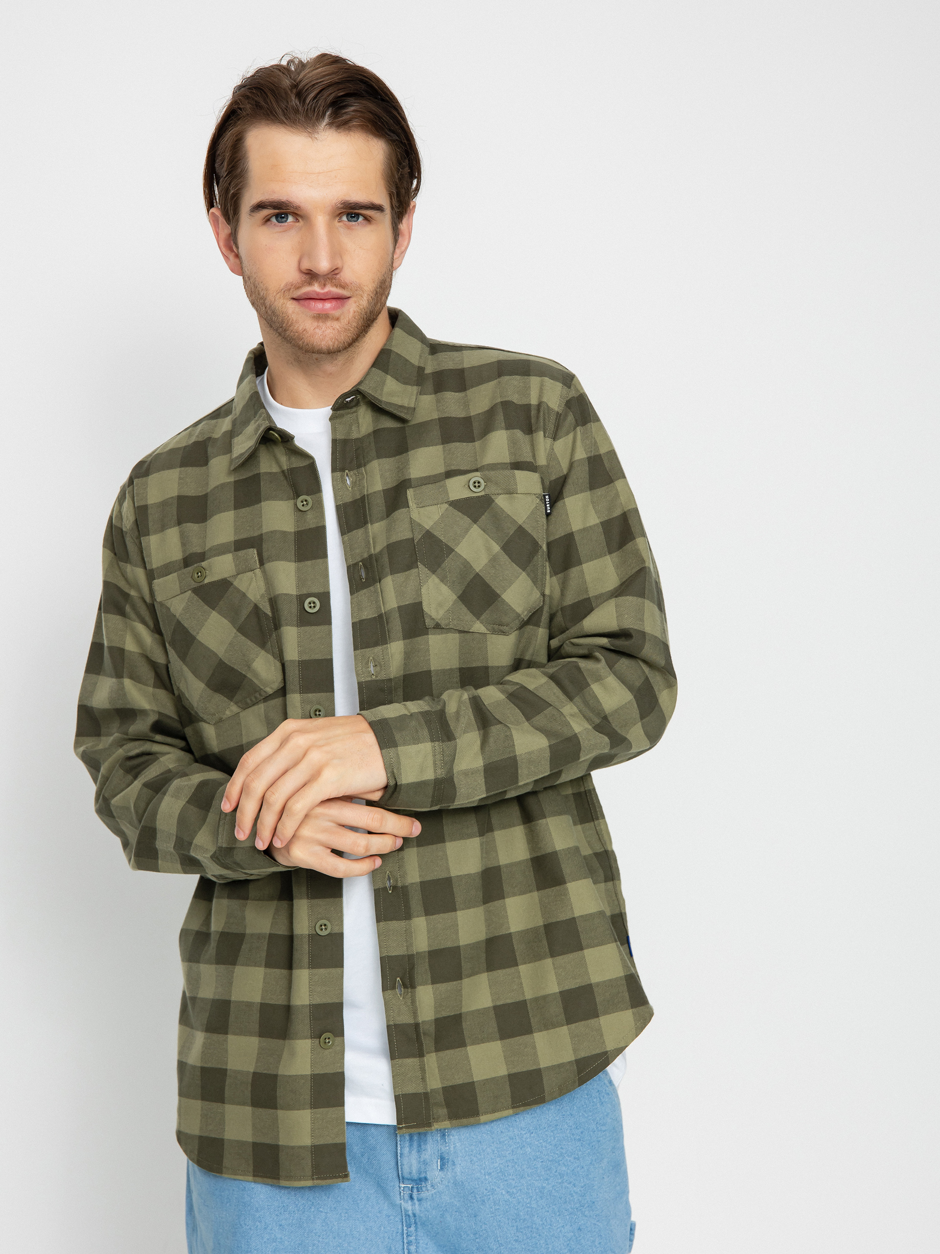 Burton Favorite Flannel Ing (forest moss buffalo plaid)
