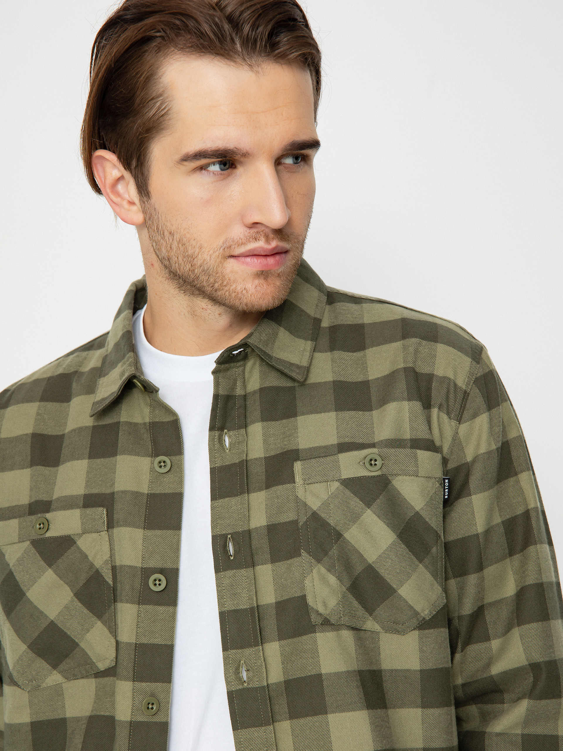 Burton Favorite Flannel Ing (forest moss buffalo plaid)