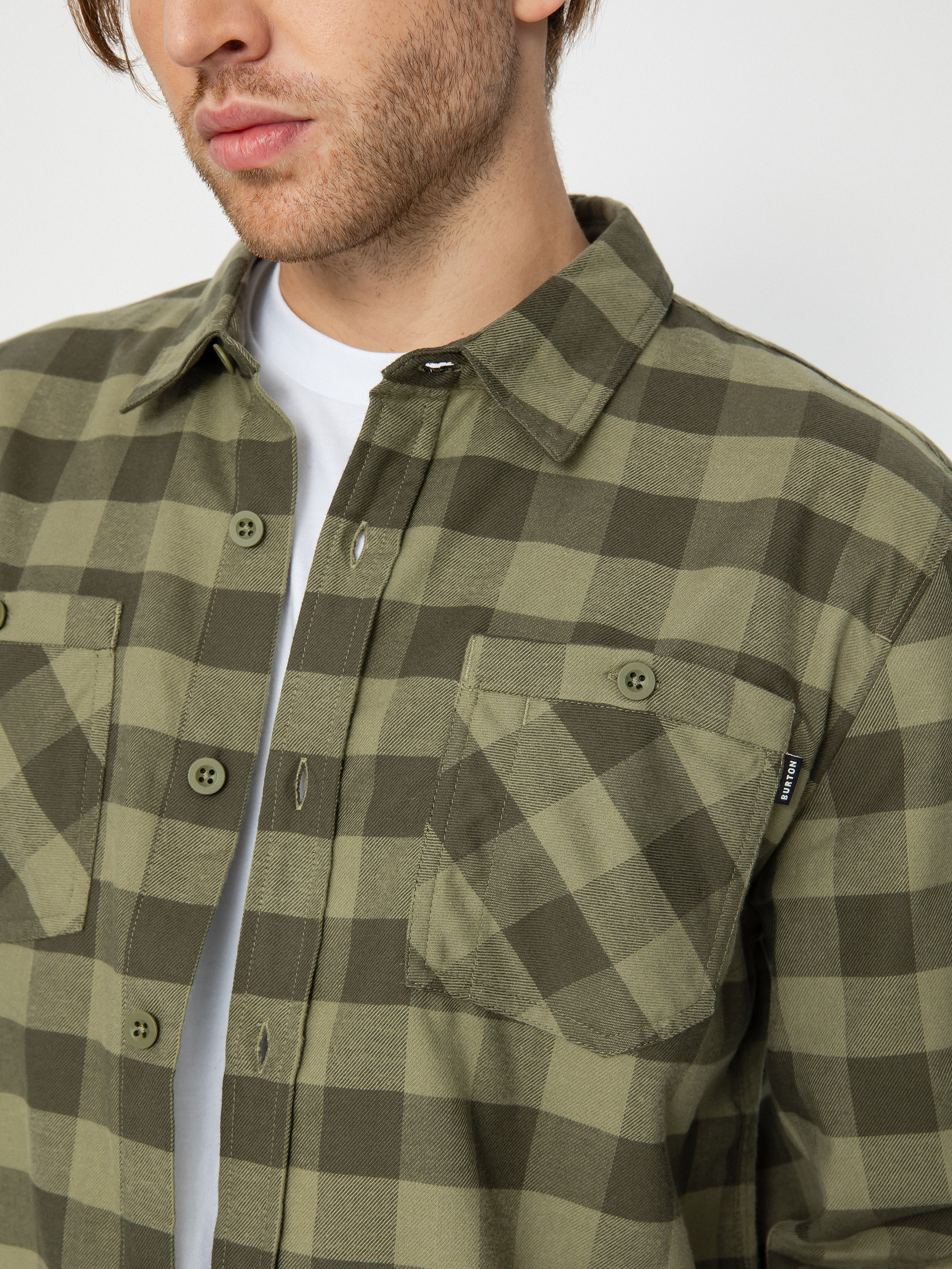 Burton Favorite Flannel Ing (forest moss buffalo plaid)