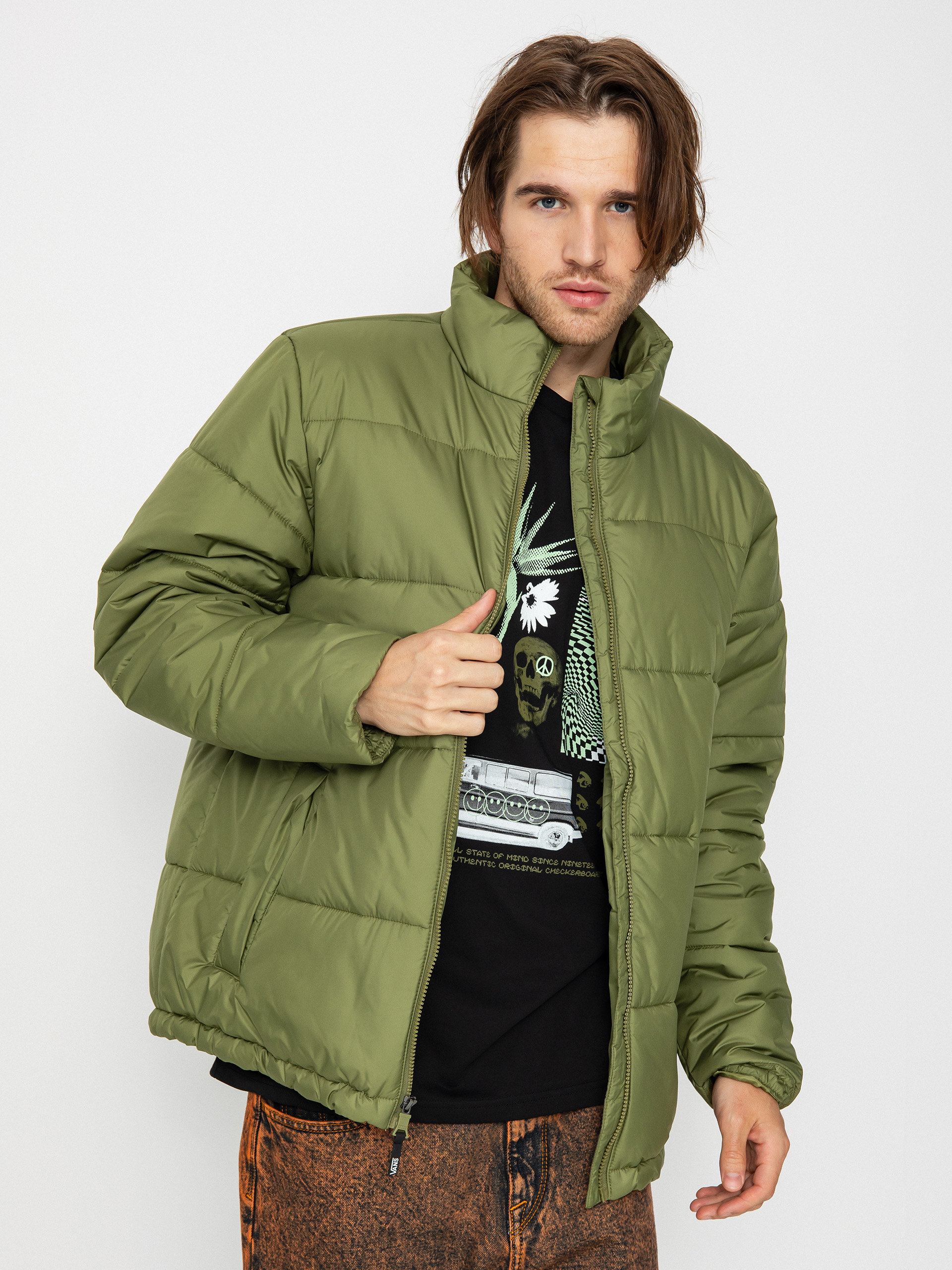 Vans No Hood Norris Mte 1 Puffer Dzseki (olive branch)