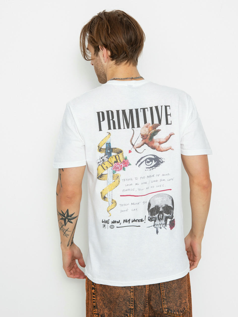 Primitive X Guns N' Roses Dont Cry Póló (white)