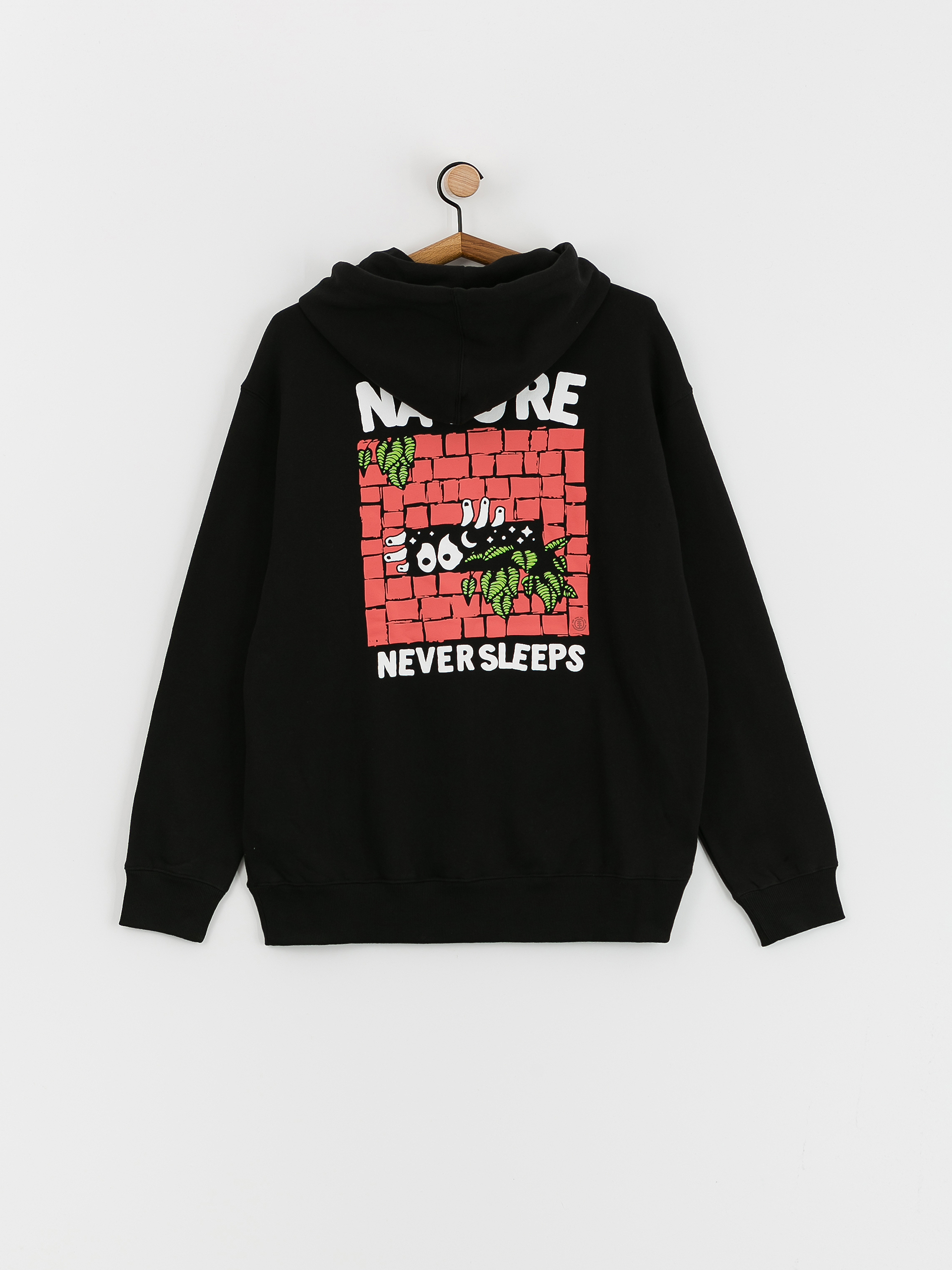 Element Never Pulóver (flint black)