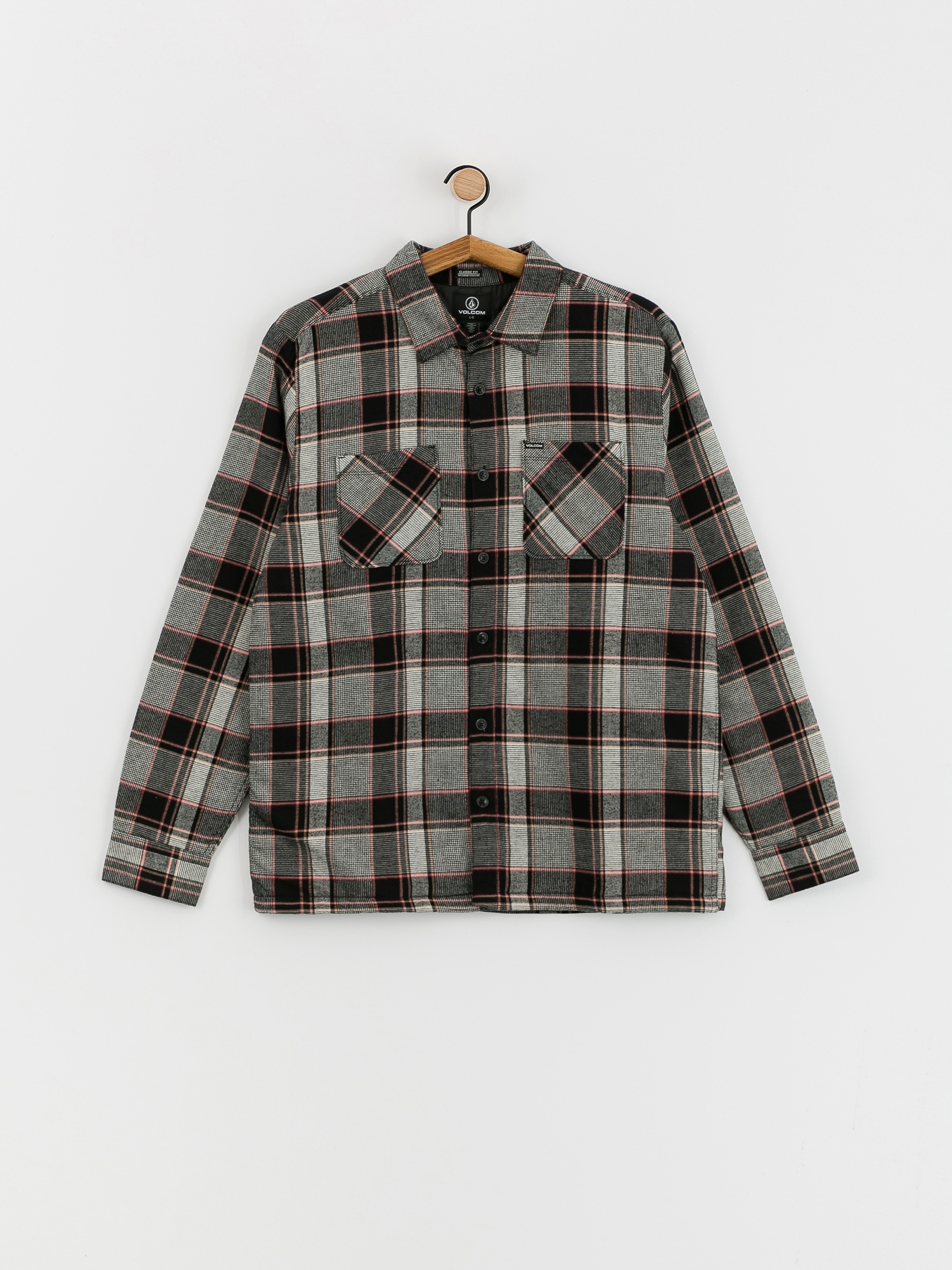 Volcom Brickstone Lined Flannel Ls Ing (dirty white)