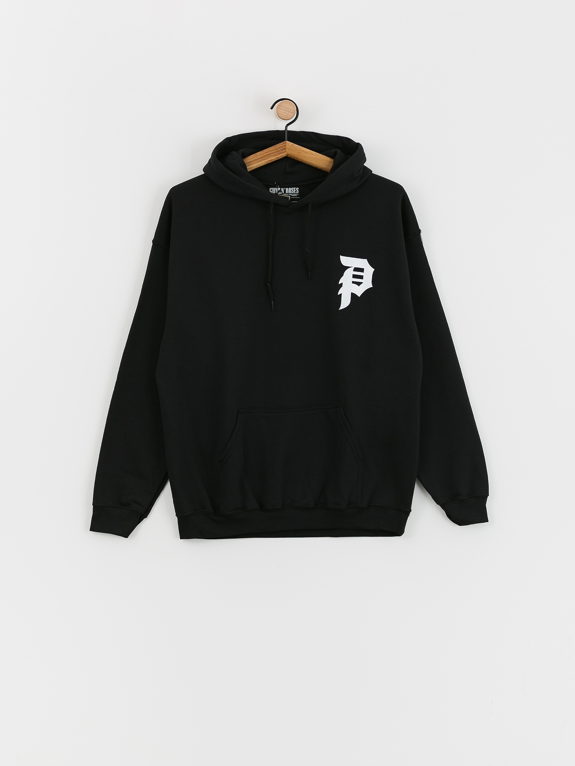 Primitive X Guns N' Roses Cross HD Kapucnis pulóver (black)