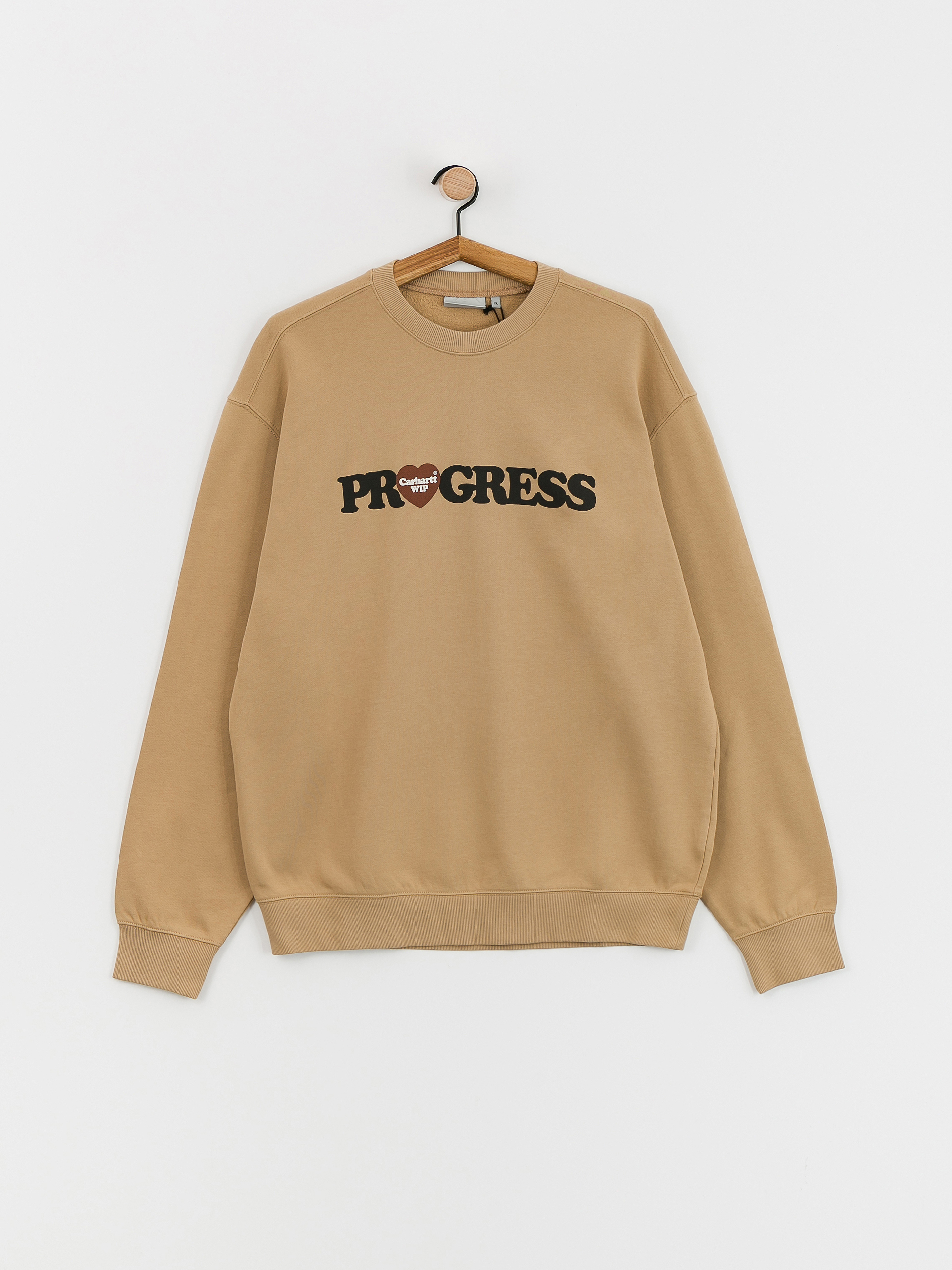 Carhartt WIP I Heart Progress Pulóver (dusty h brown)