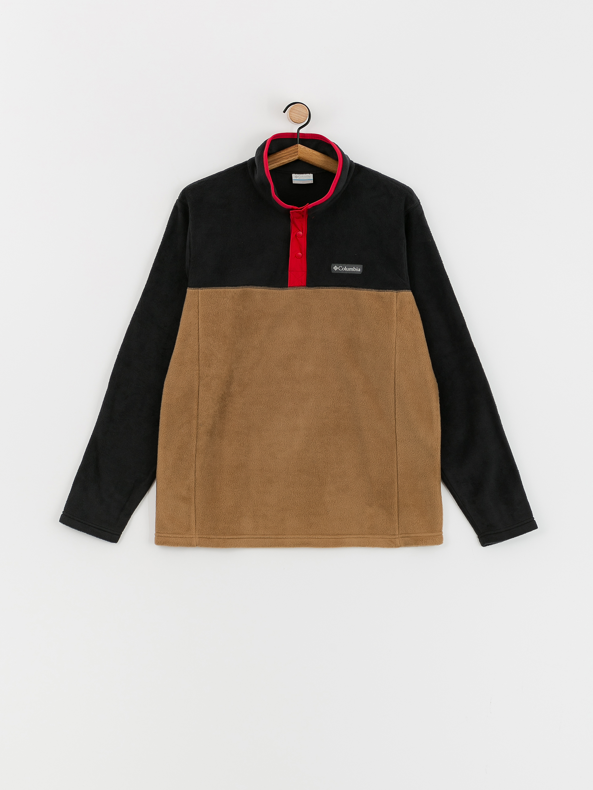 Férfi Columbia Steens Mountain Polár pulóver (delta/black/mountain red)