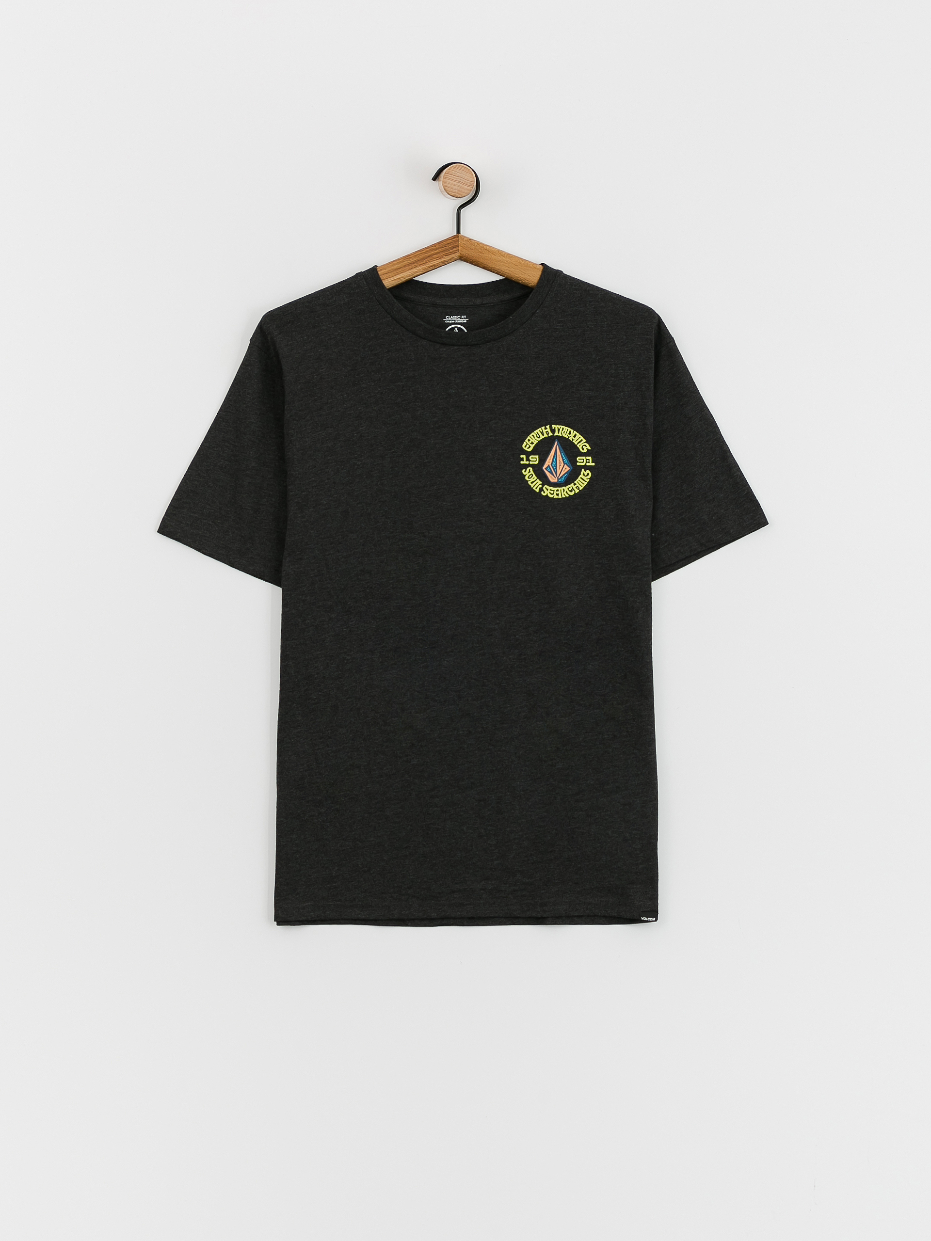 Volcom Fried Hth póló (heather black)