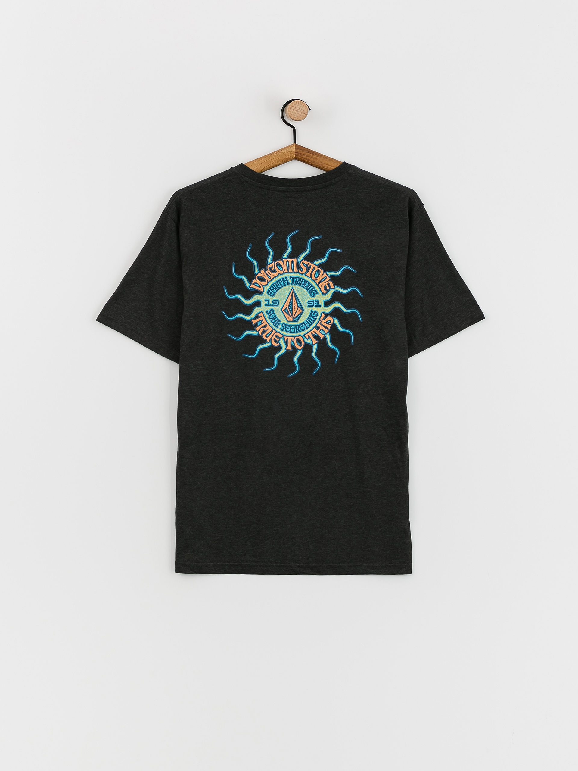 Volcom Fried Hth póló (heather black)