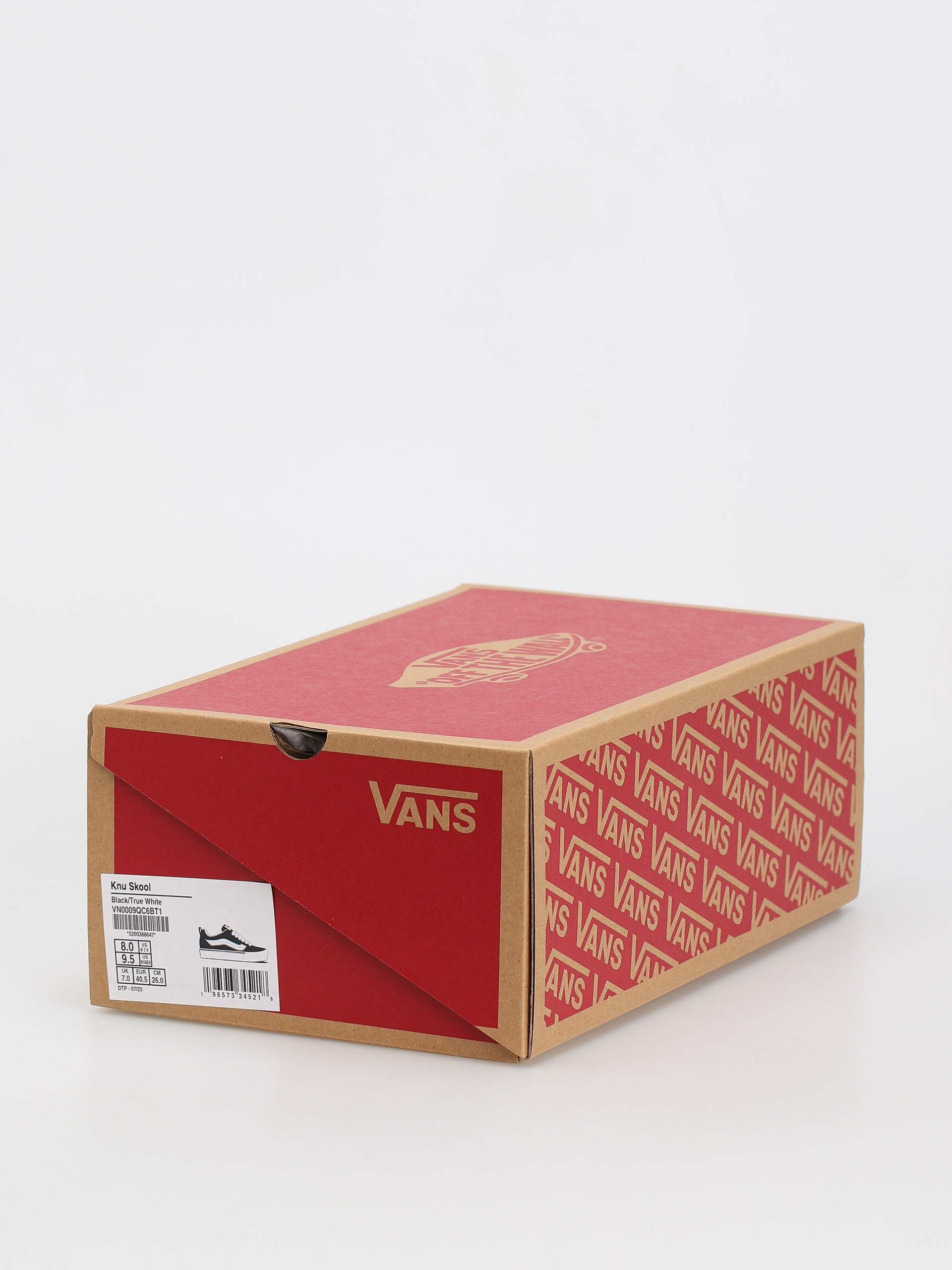 Vans Knu Skool Cipők (black/true white)