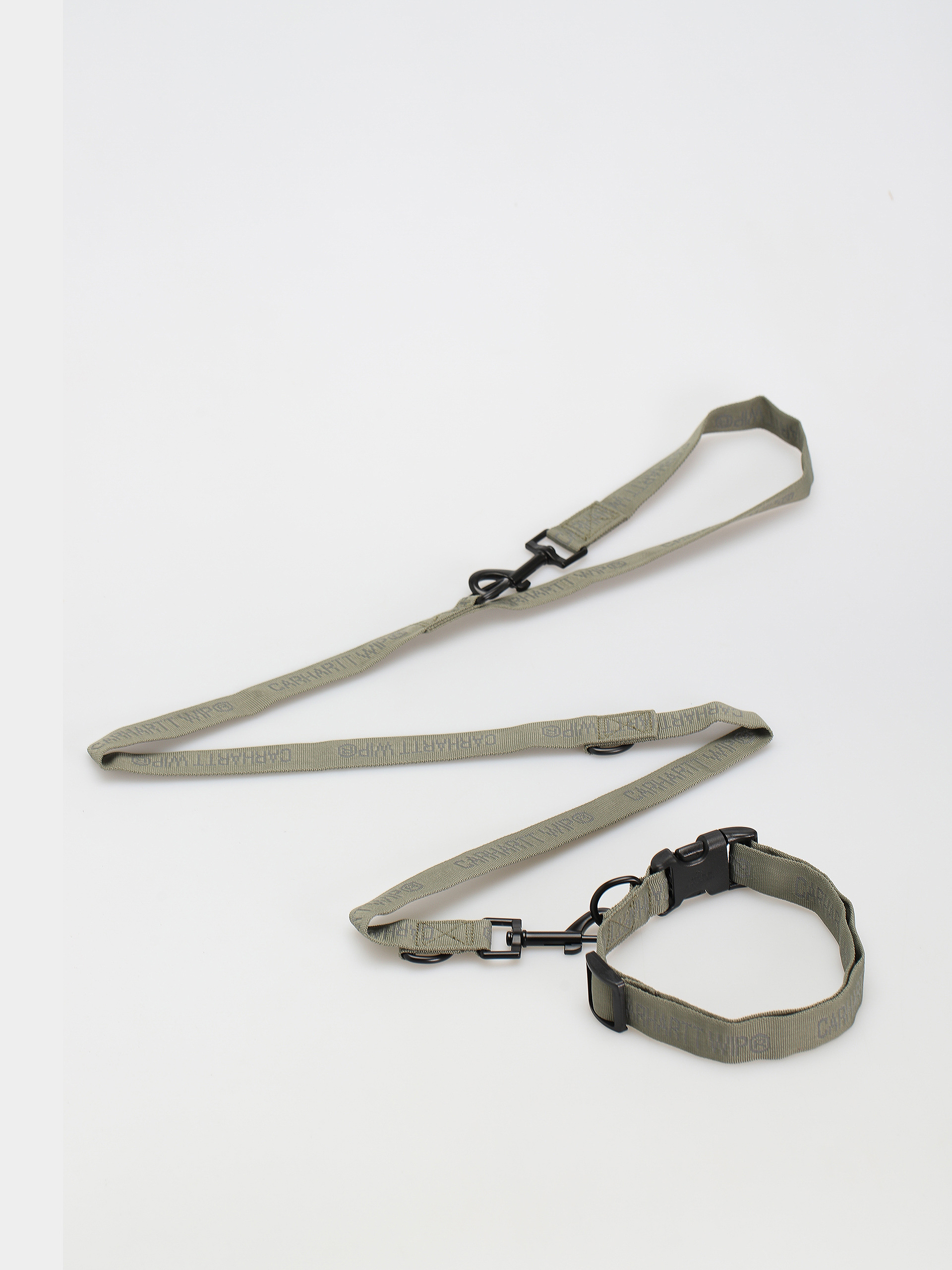 Carhartt WIP Tour Dog Leash & Collar Kutyapóráz  (smoke green/reflective)