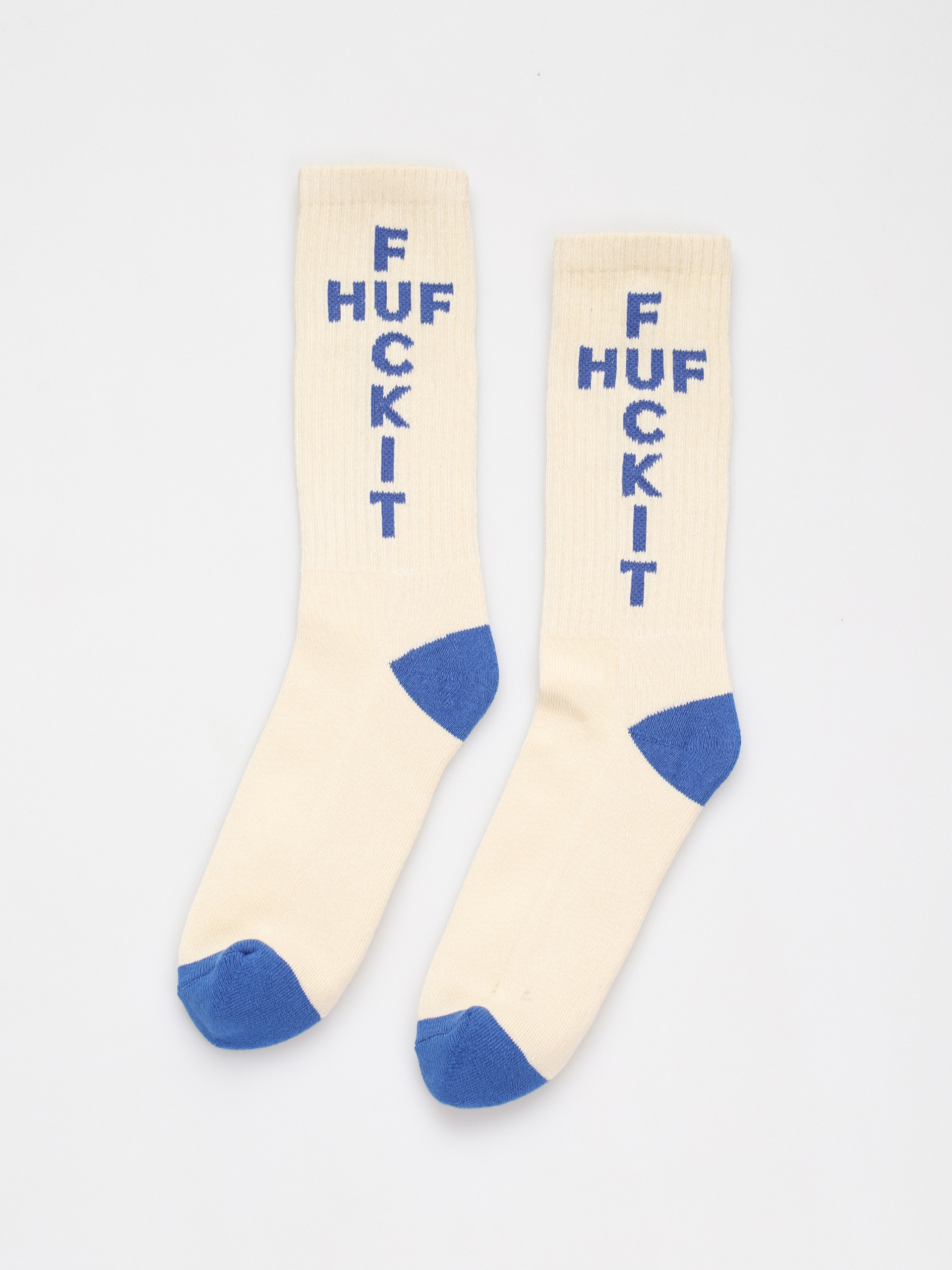 HUF Strike Through Crew Zokni (bone)