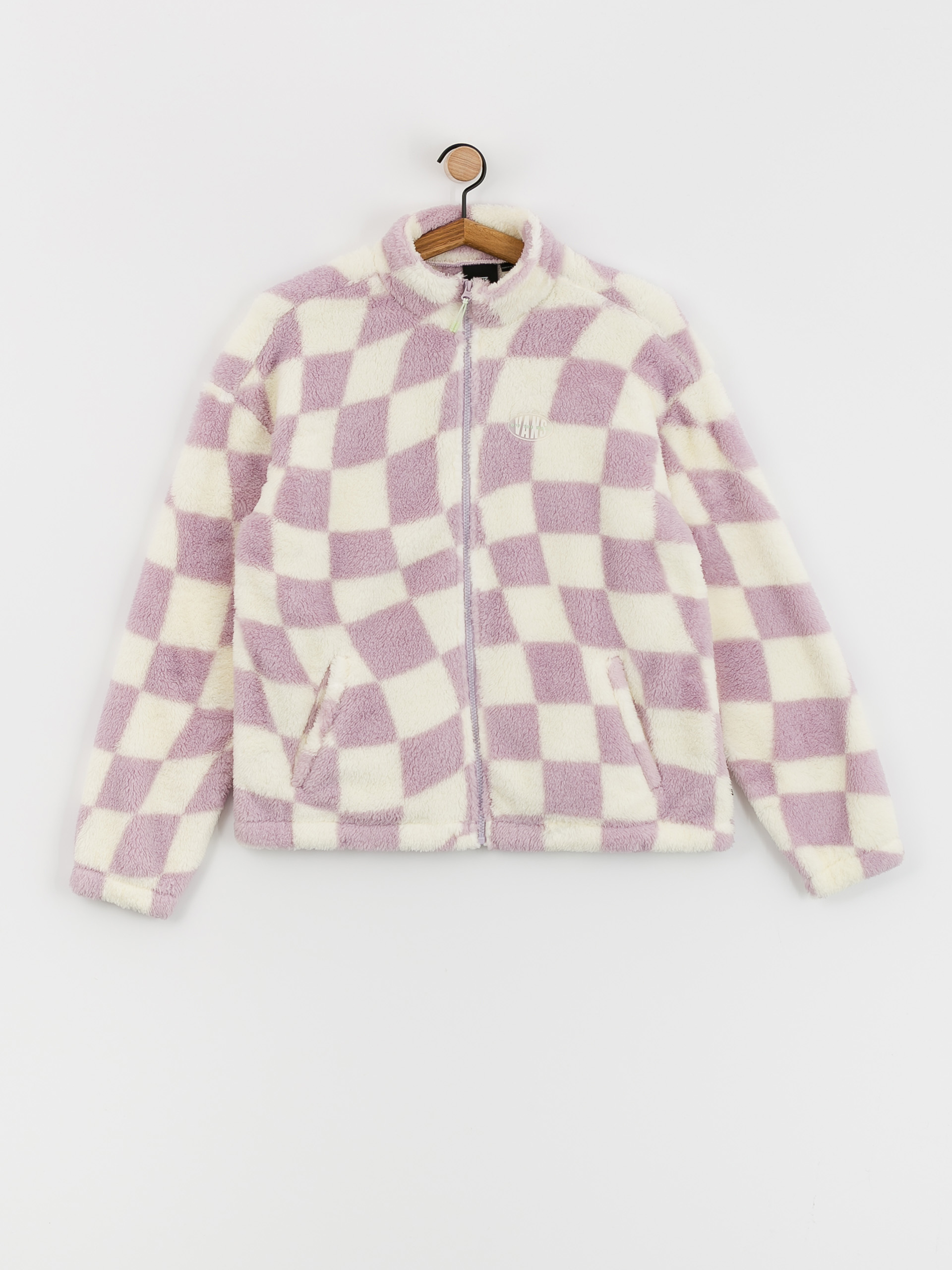 Női Vans Digital Trip Mock Zip Polár pulóver (digital dementia lavender frost)