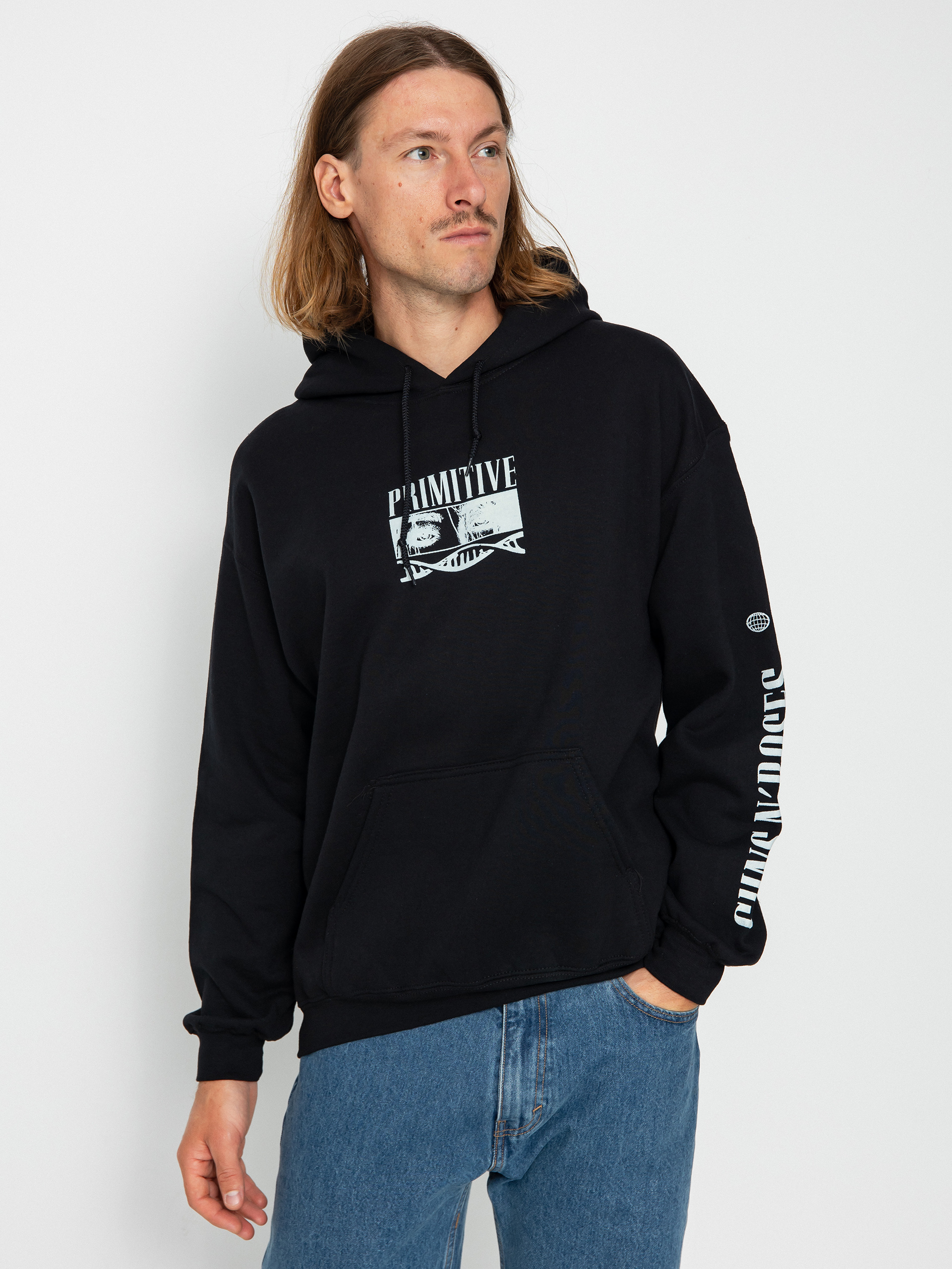 Primitive X Guns N' Roses Nightrain HD Kapucnis pulóver (black)