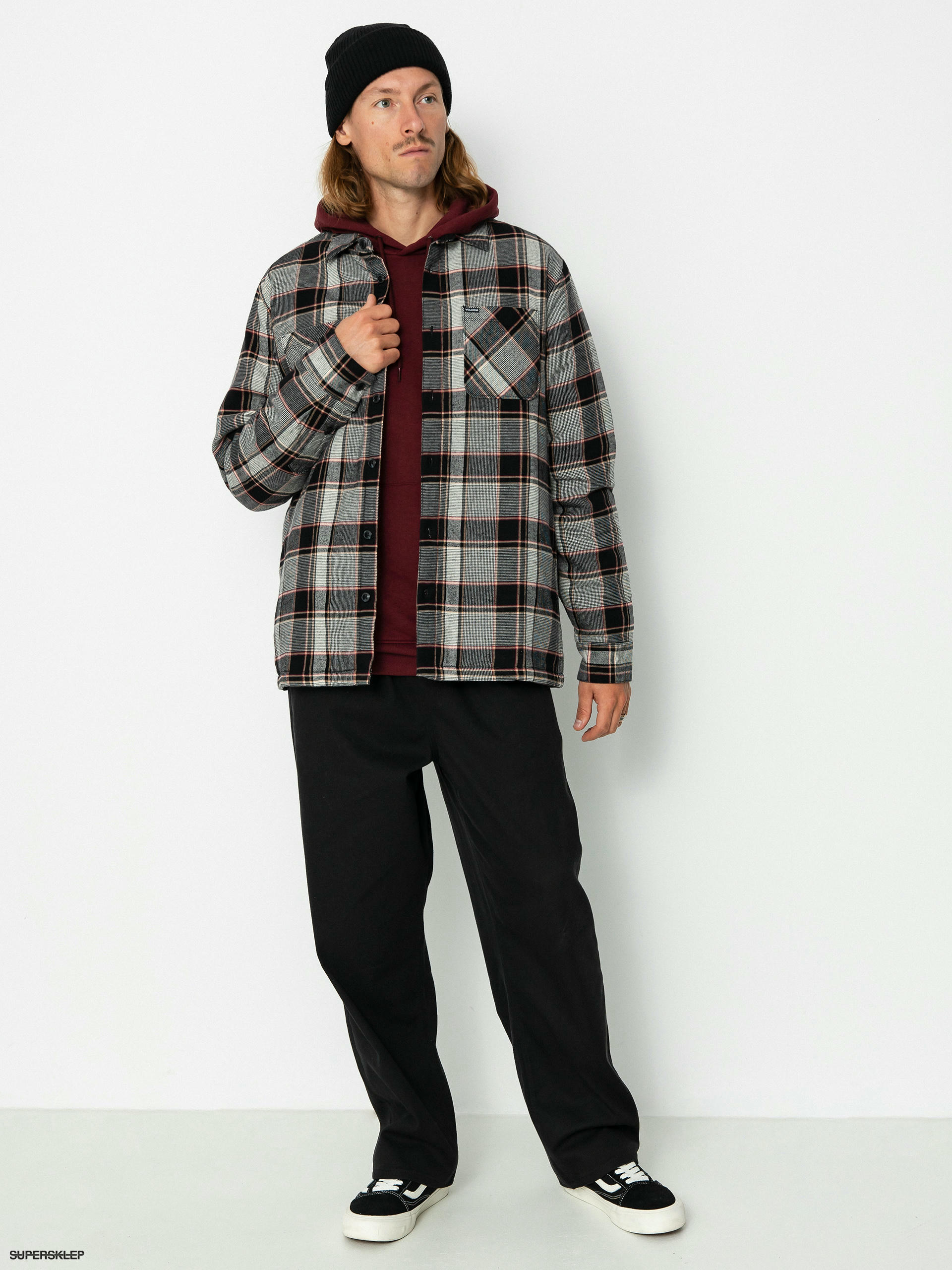 Volcom sherpa store flannel jacket