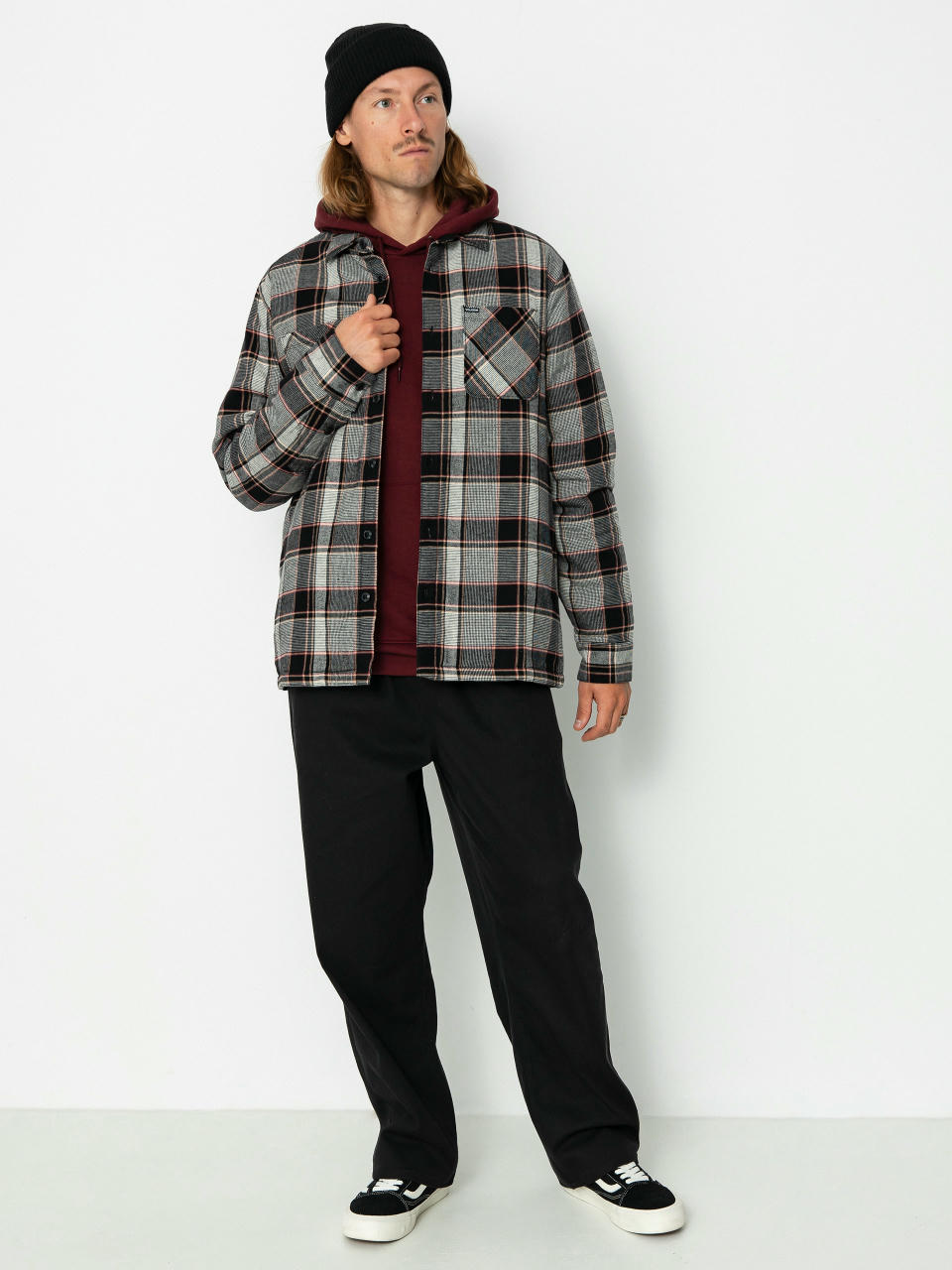 Volcom Brickstone Lined Flannel Ls Ing (dirty white)