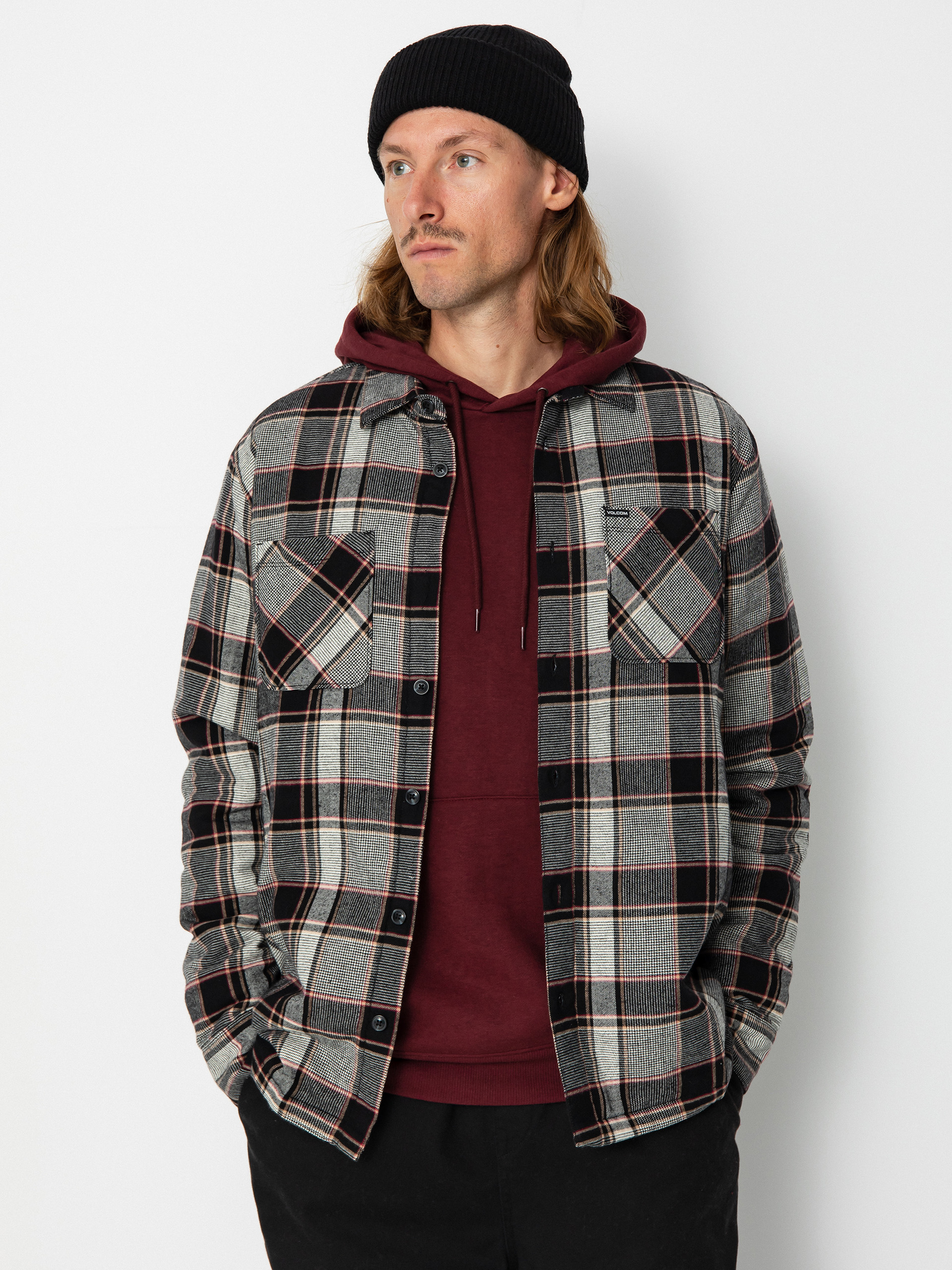 Volcom Brickstone Lined Flannel Ls Ing (dirty white)