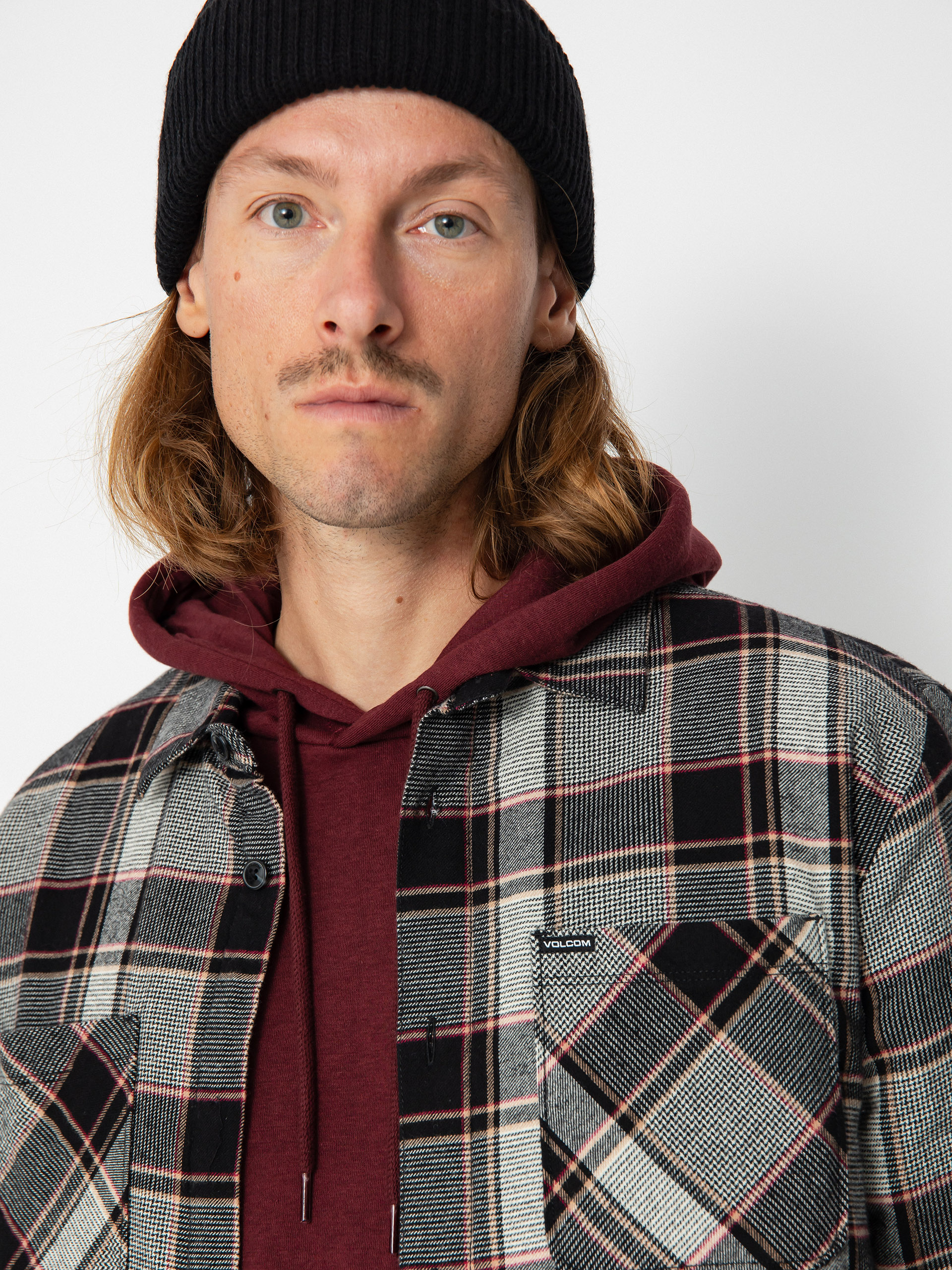 Volcom Brickstone Lined Flannel Ls Ing (dirty white)