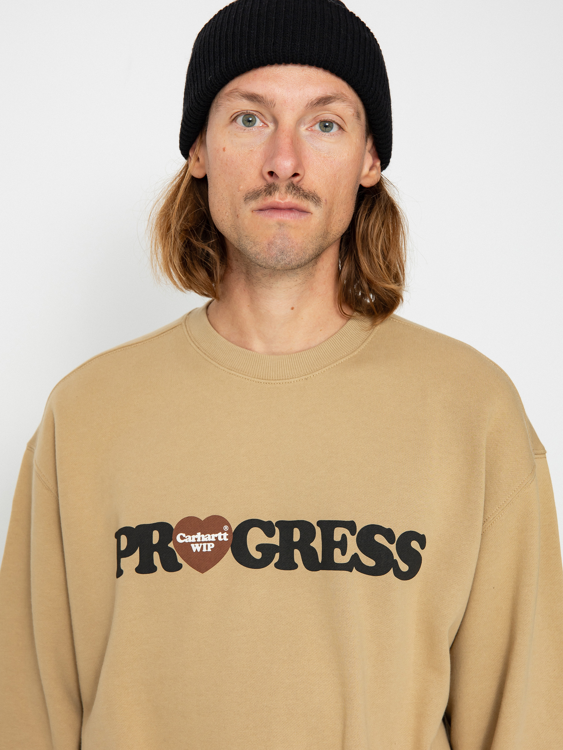 Carhartt WIP I Heart Progress Pulóver (dusty h brown)