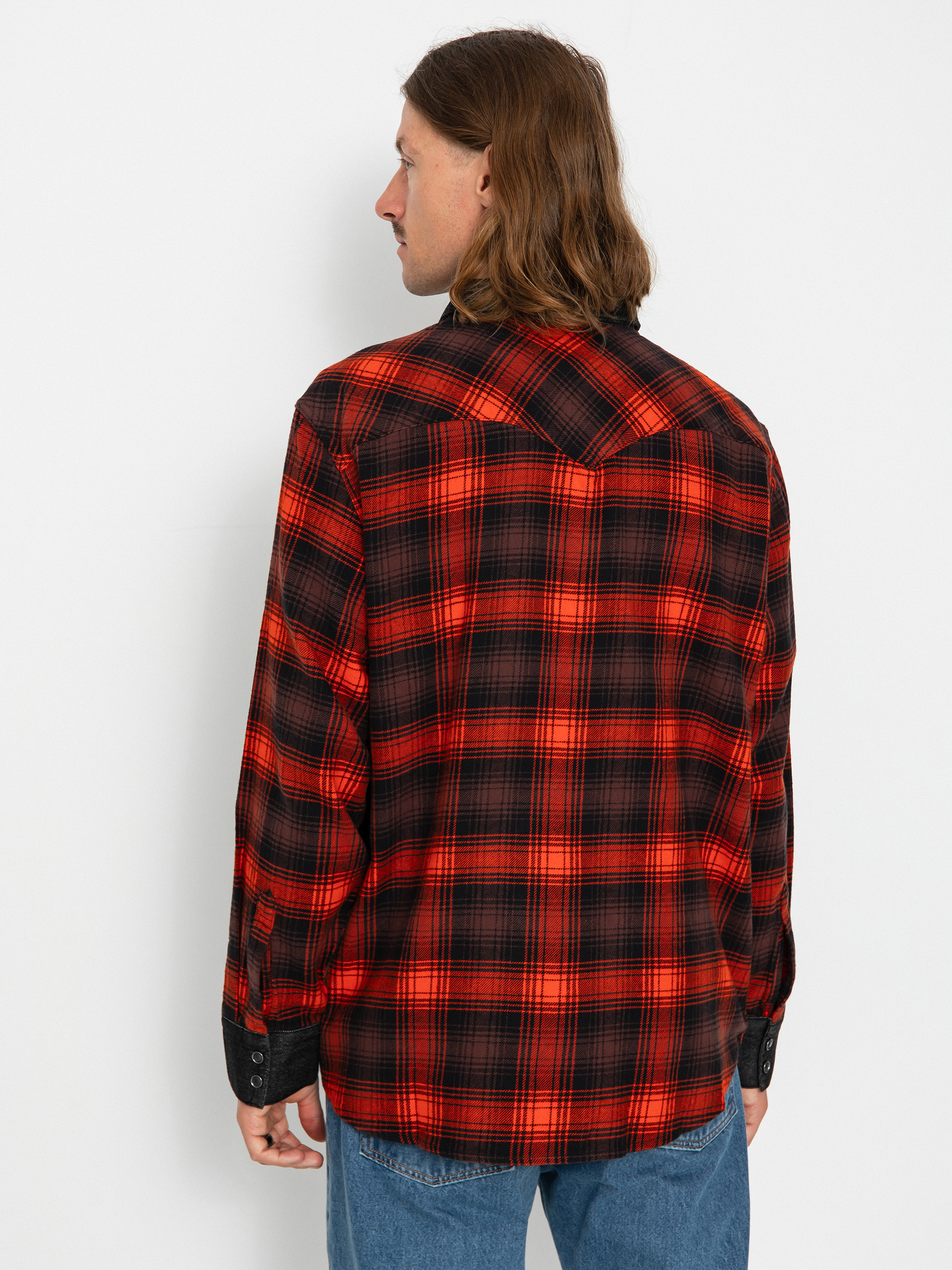 Levi's® Barstow Western Standard Ing (red plaid)