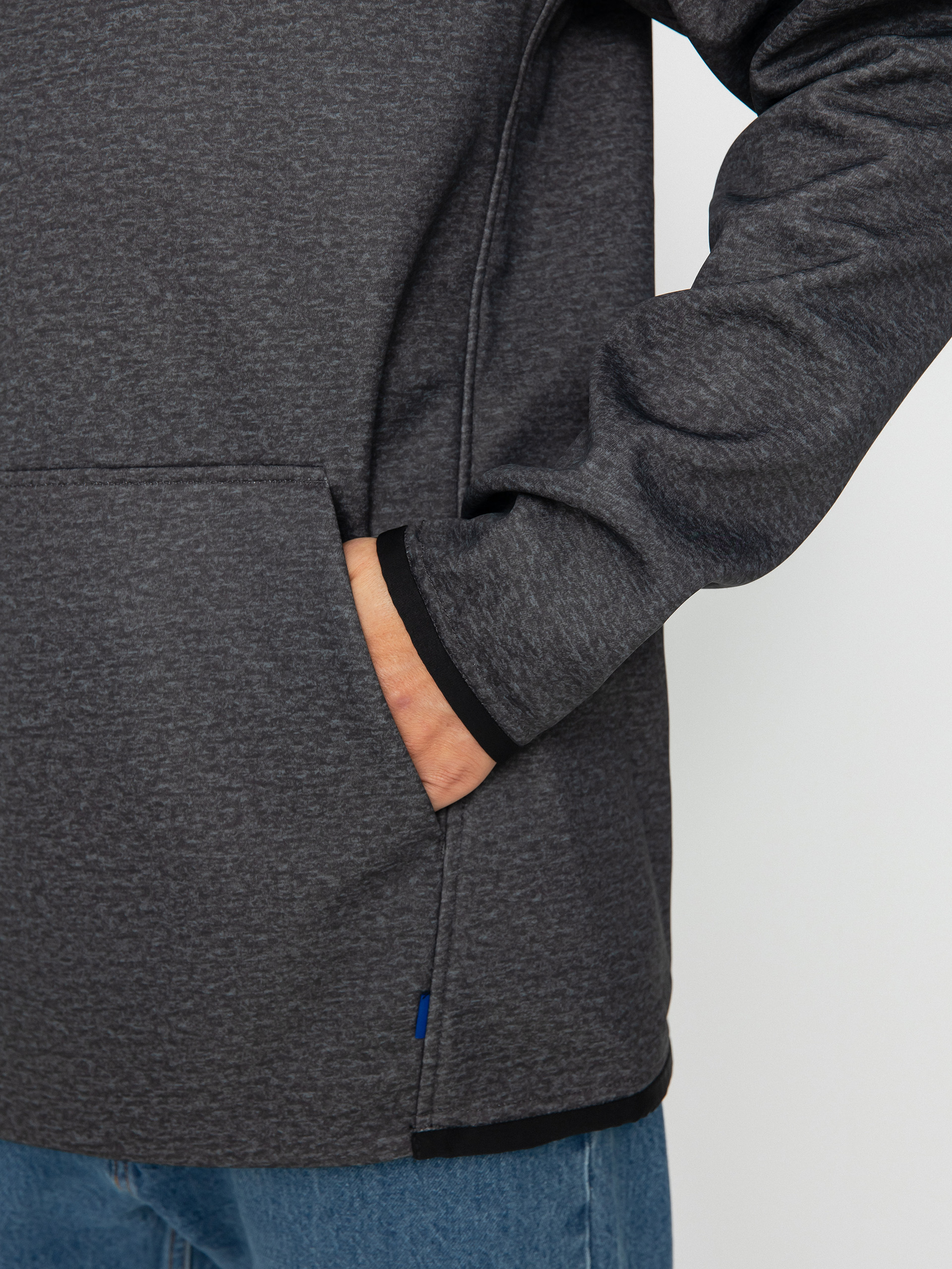 Burton Crown Weatherproof HD Kapucnis pulóver (true black heather)